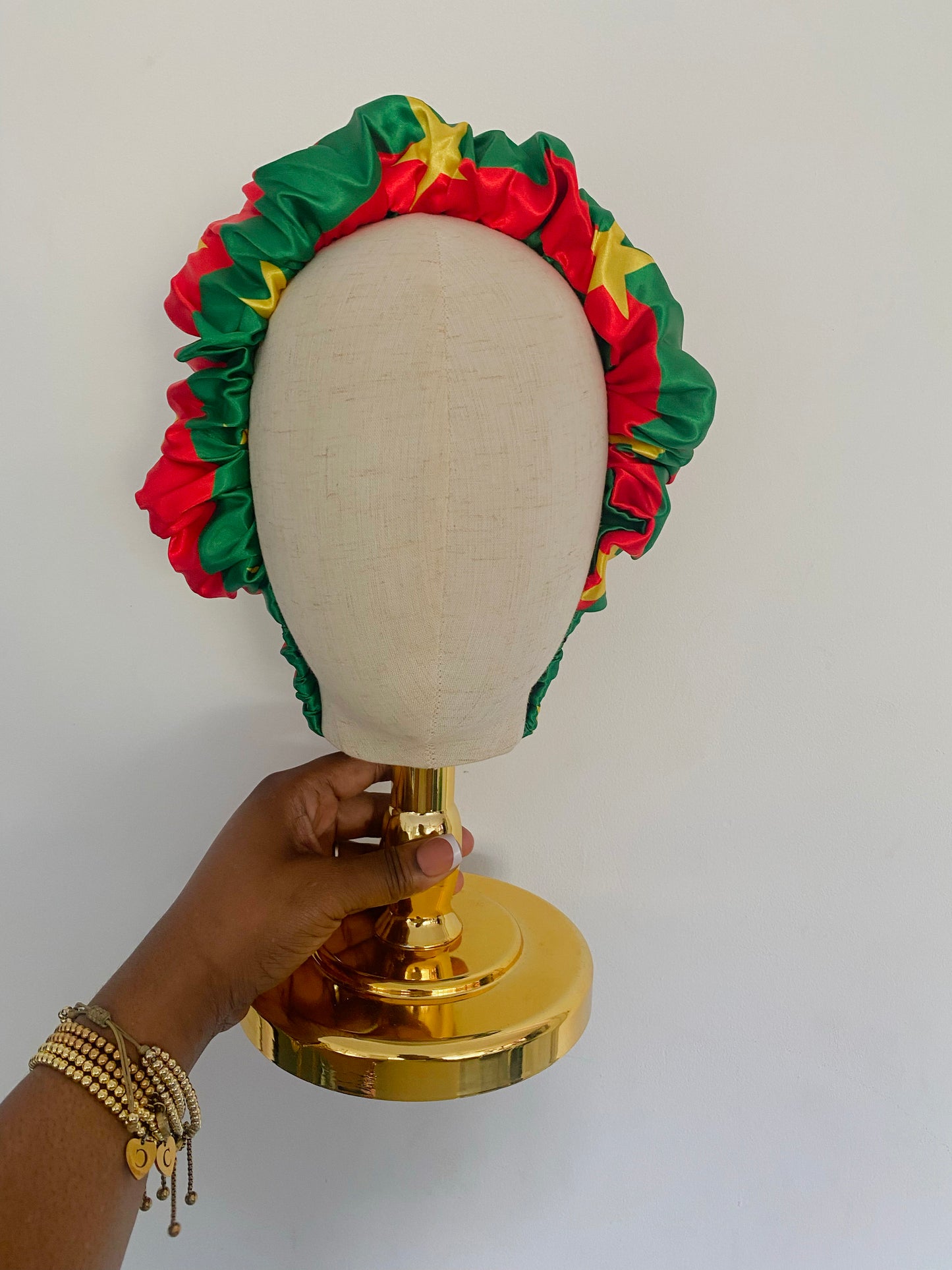 African & Caribbean Satin Scrunchie Headband