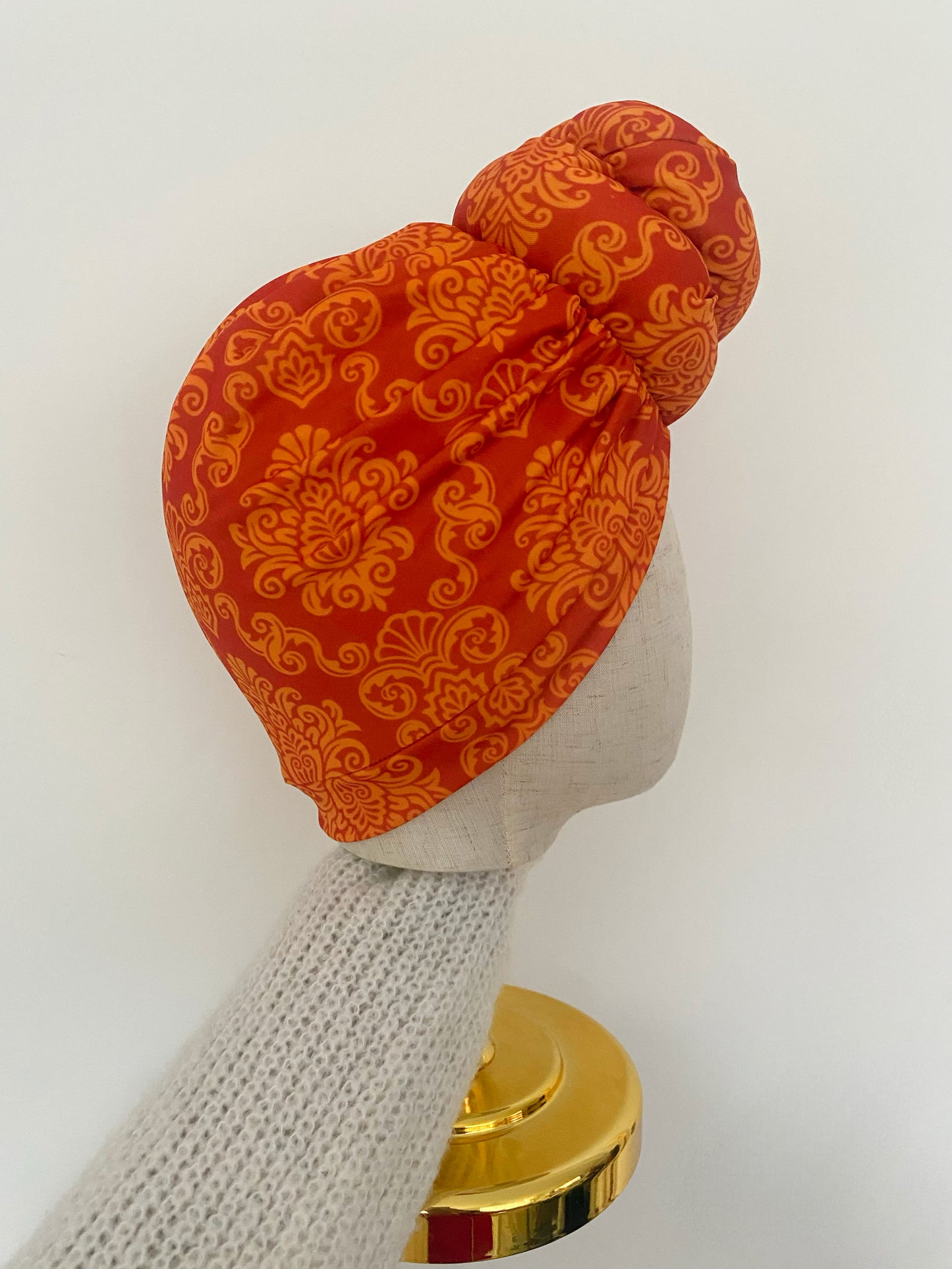 XL Knot Damask Rust