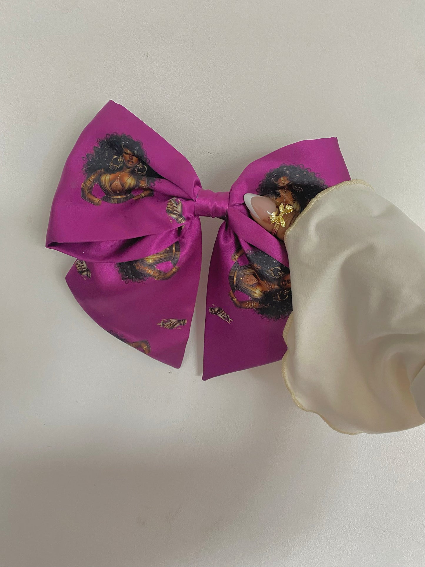 Autumn Satin Bow Hair Clips