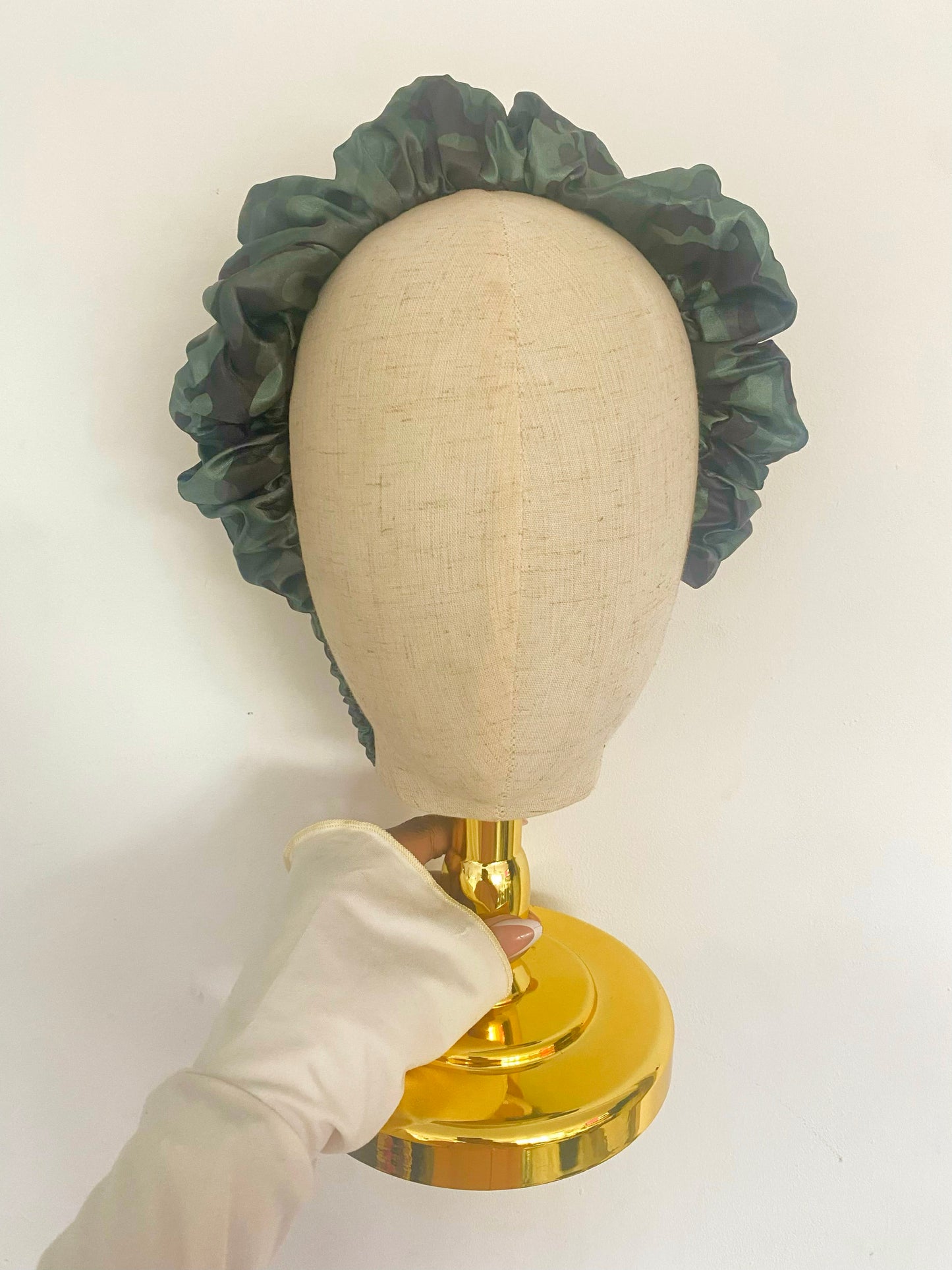 Autumn Fall Satin Scrunchie Headband