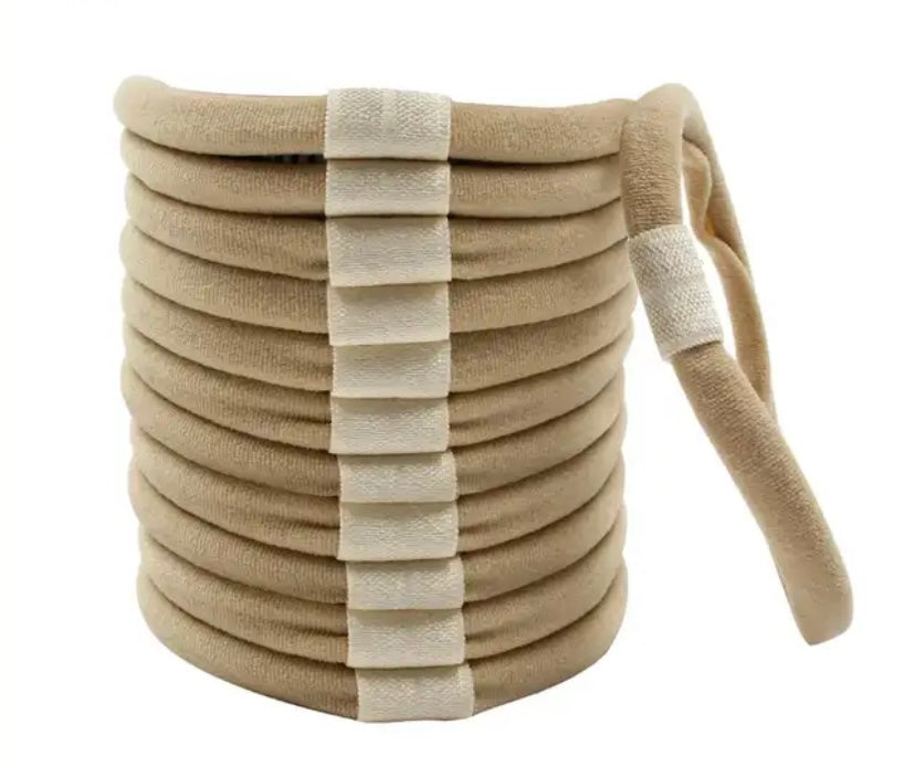 Interchangeable nylon headband