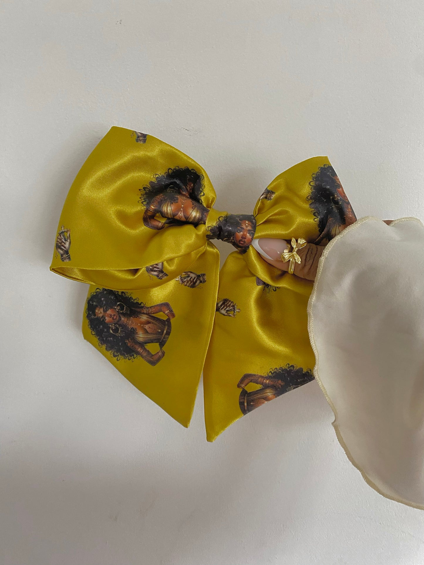 Autumn Satin Bow Hair Clips