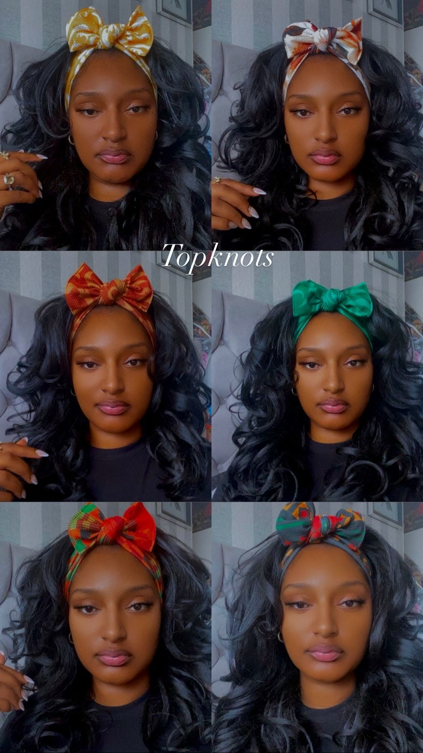 Oops Damask topknots