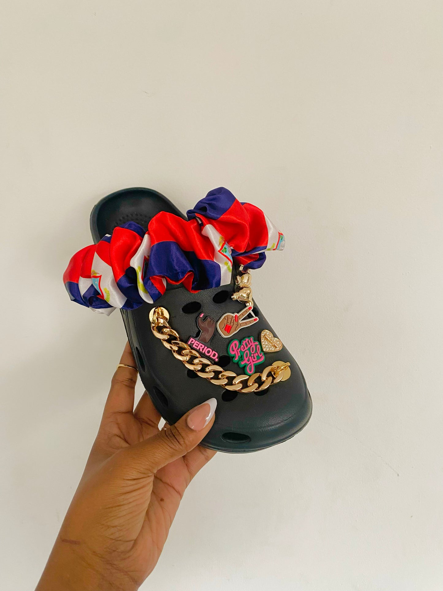 STOCKED*African & Caribbean Crocs Strap Covers (PAIR)