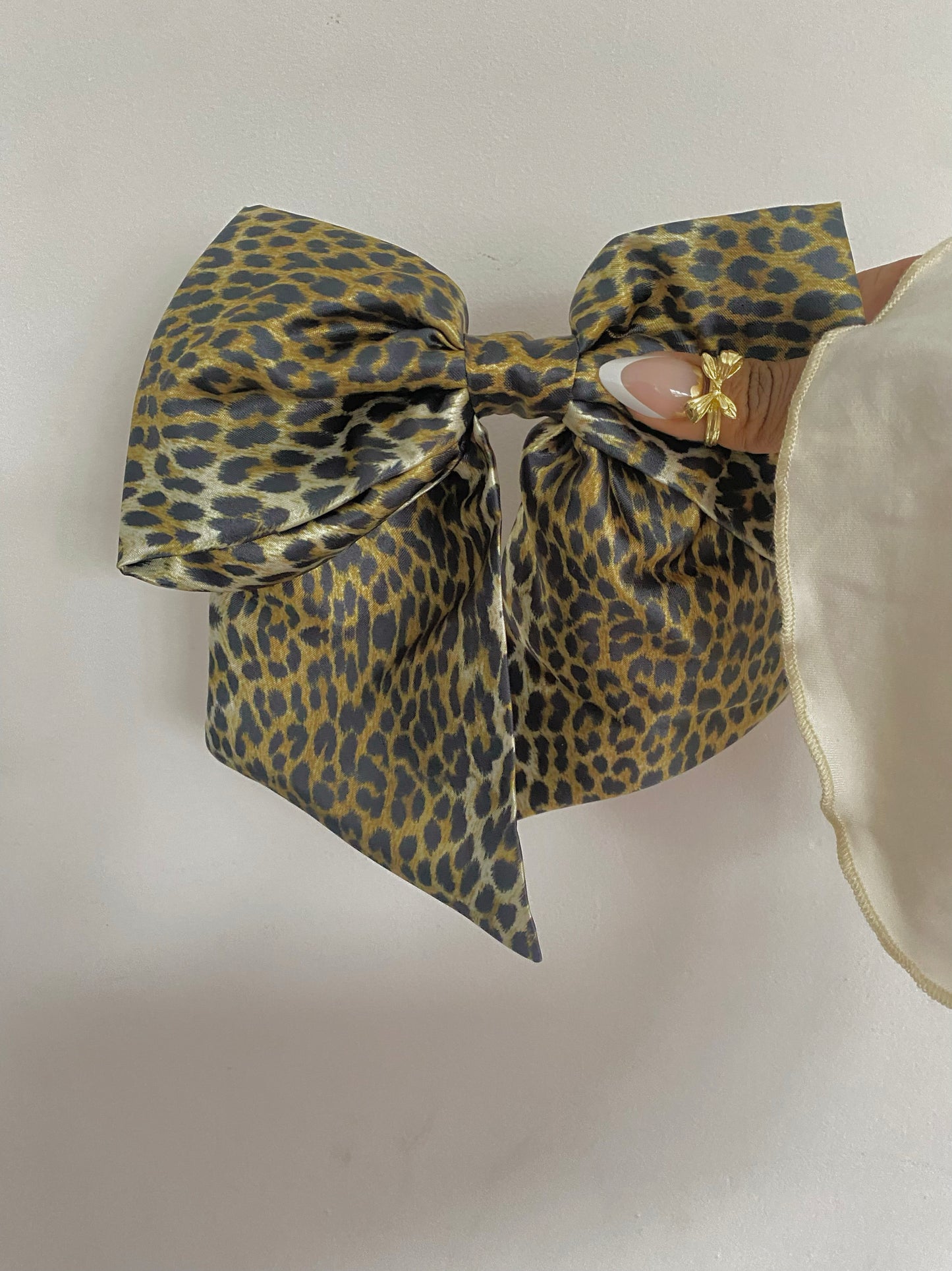 Autumn Satin Bow Hair Clips