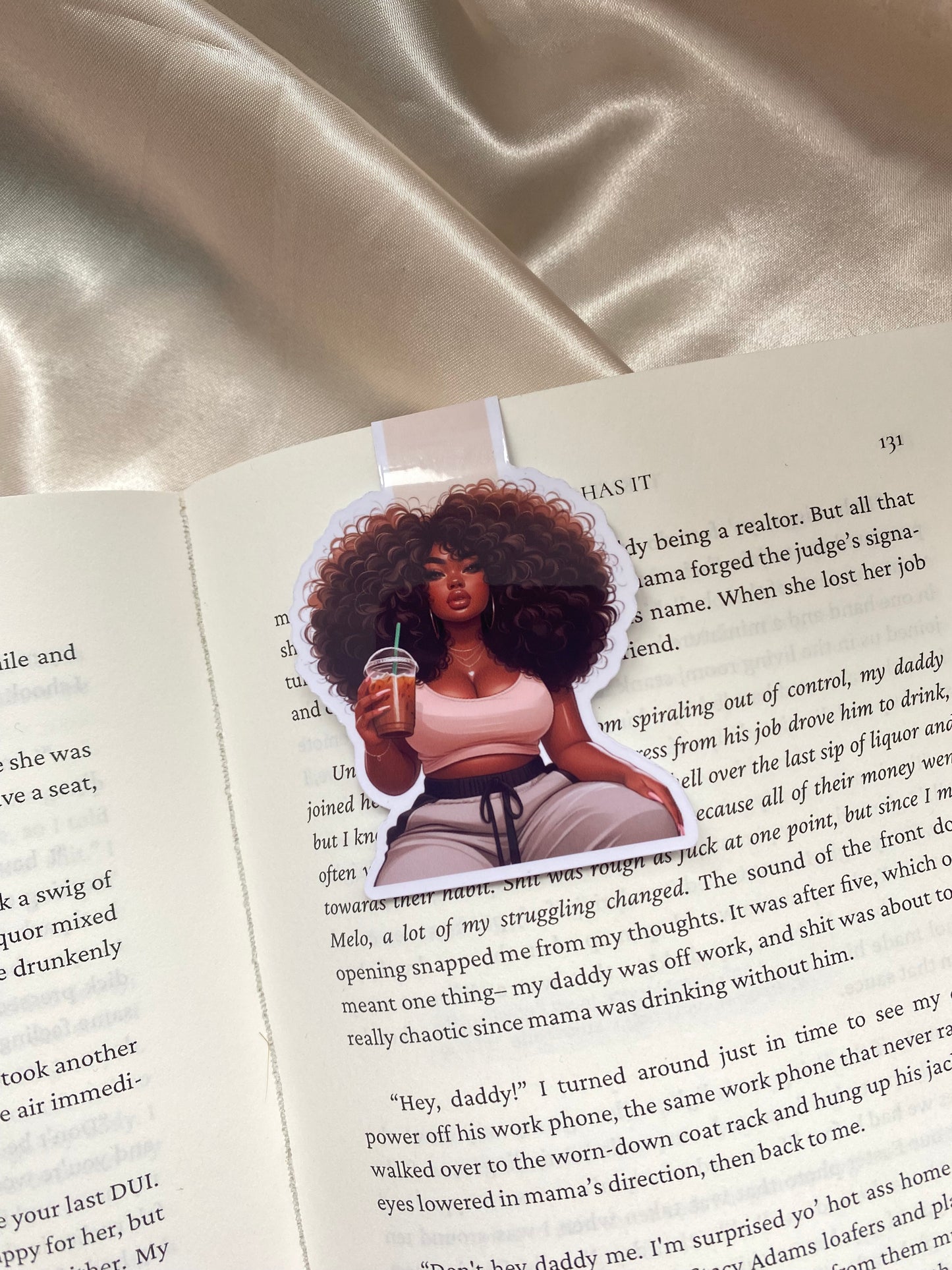 Curvy Girl Magnetic Bookmarks