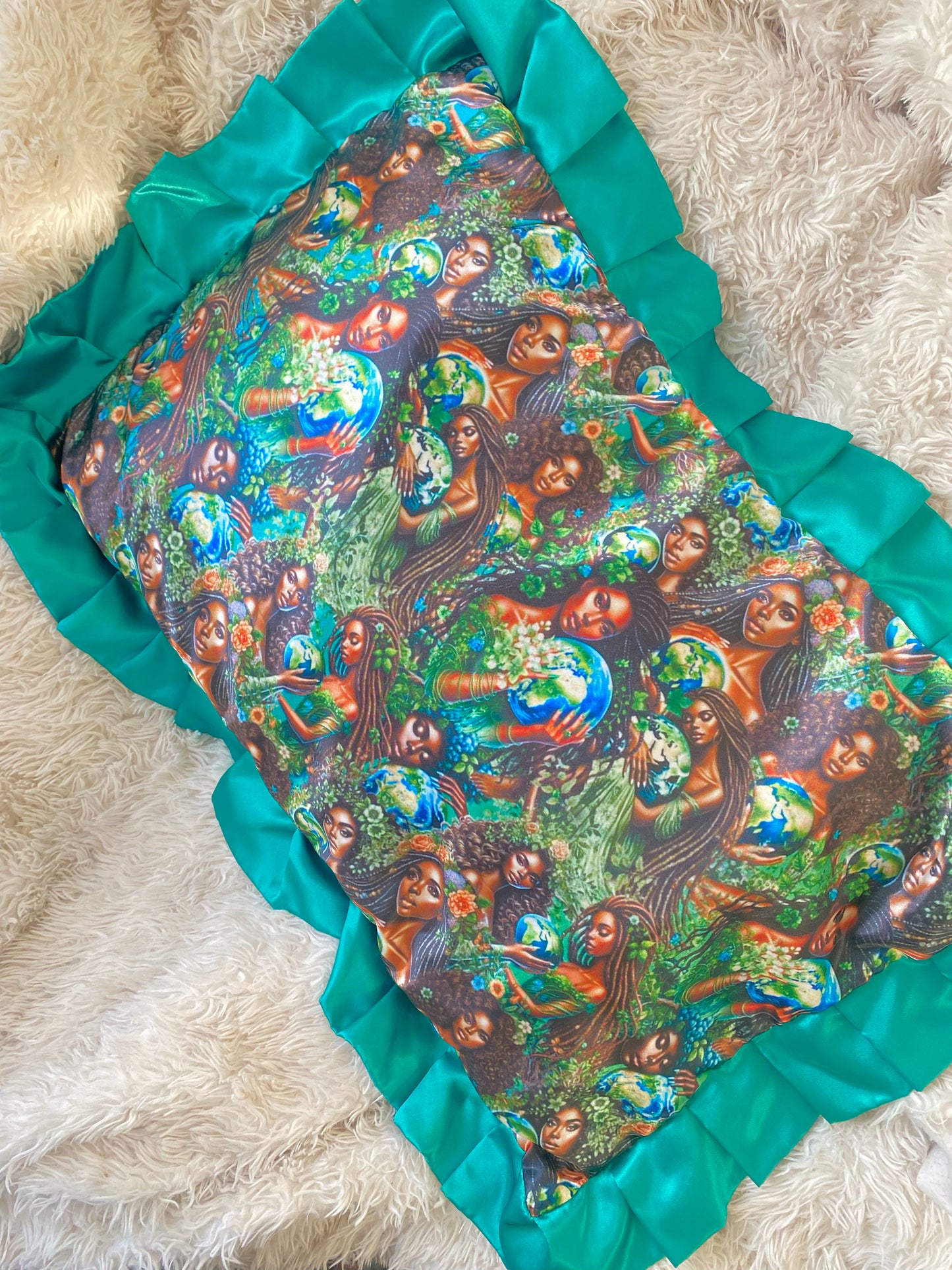 Mother Nature Satin Pillow Case