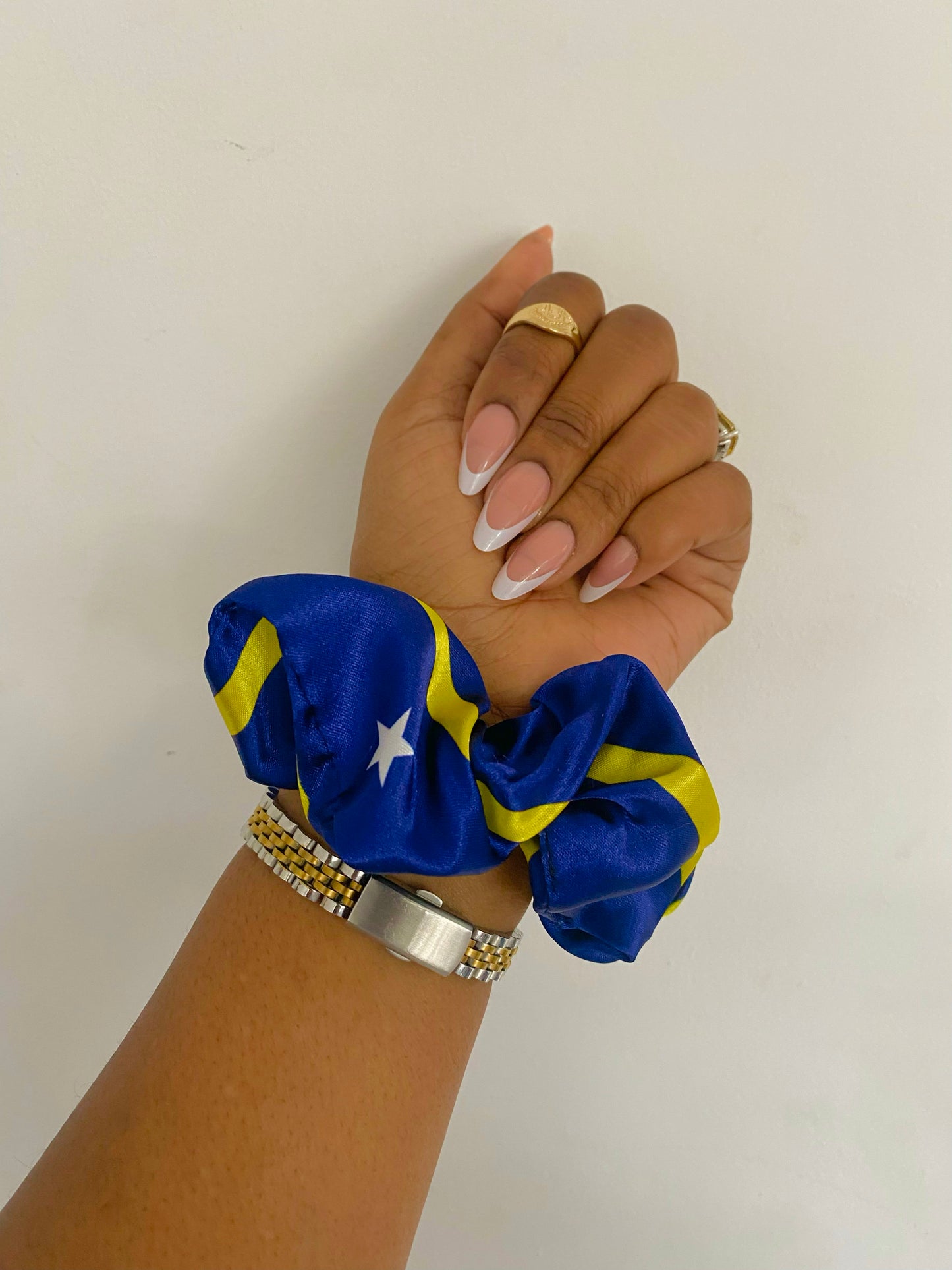 African & Caribbean Regular Satin Scrunchie