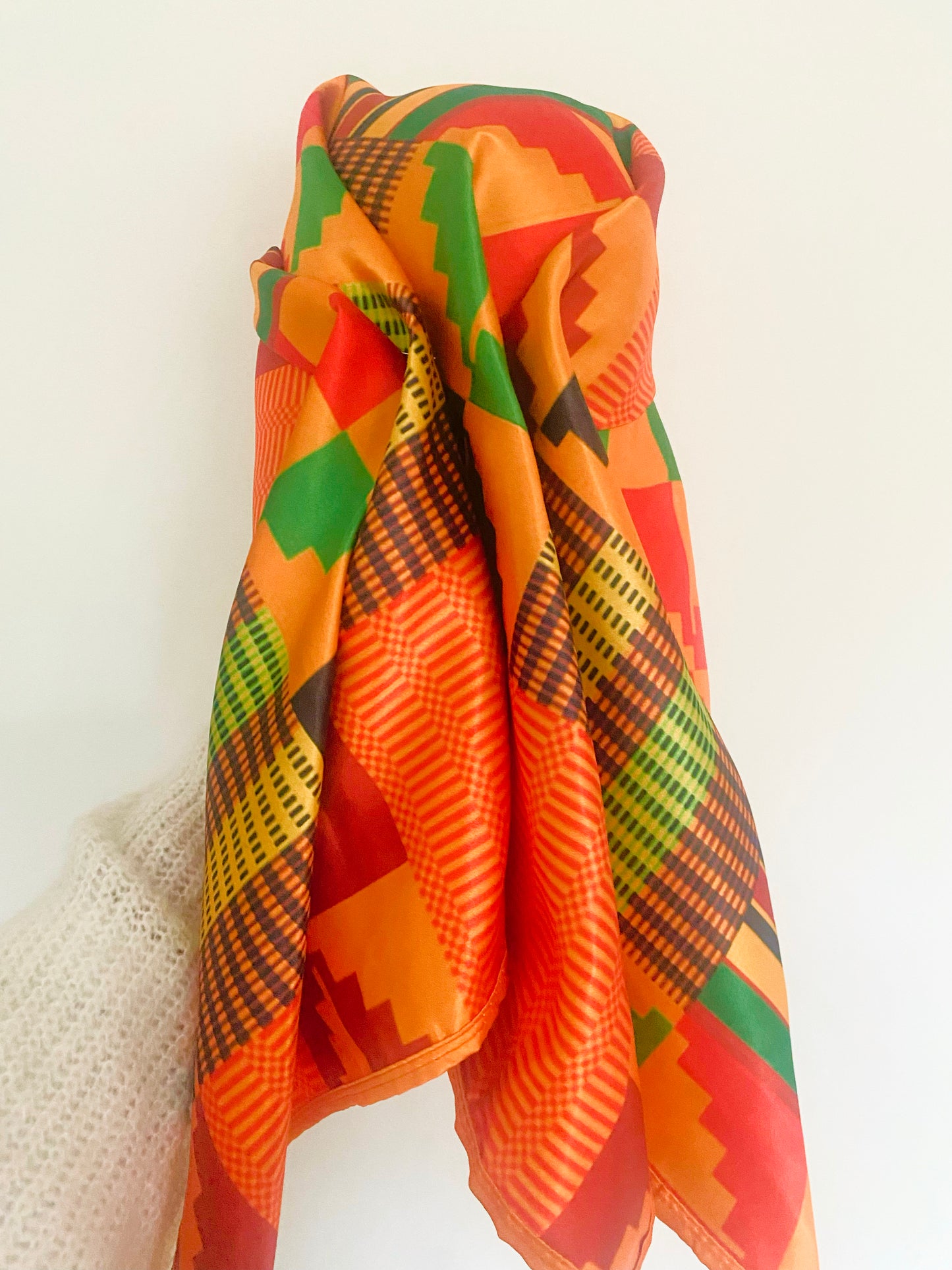 Kente Satin Scarf