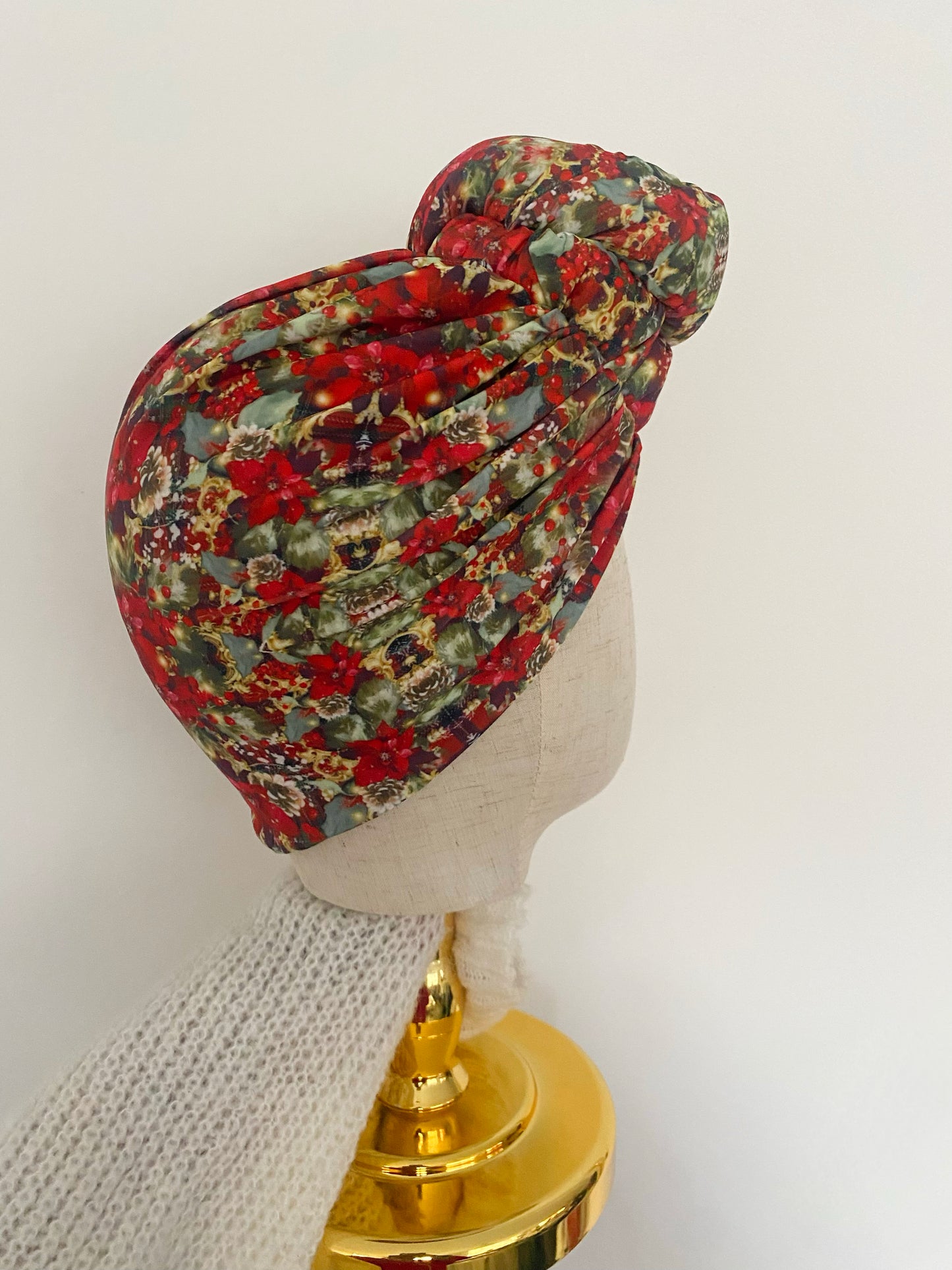 XL Knot Floral Tartan