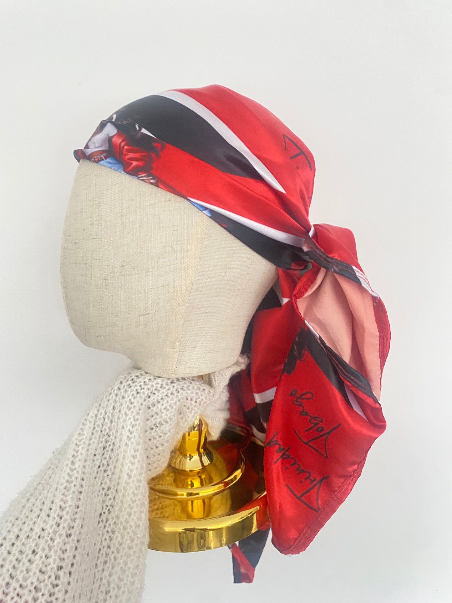 Oops Trinidad & Tobago Satin Scarf