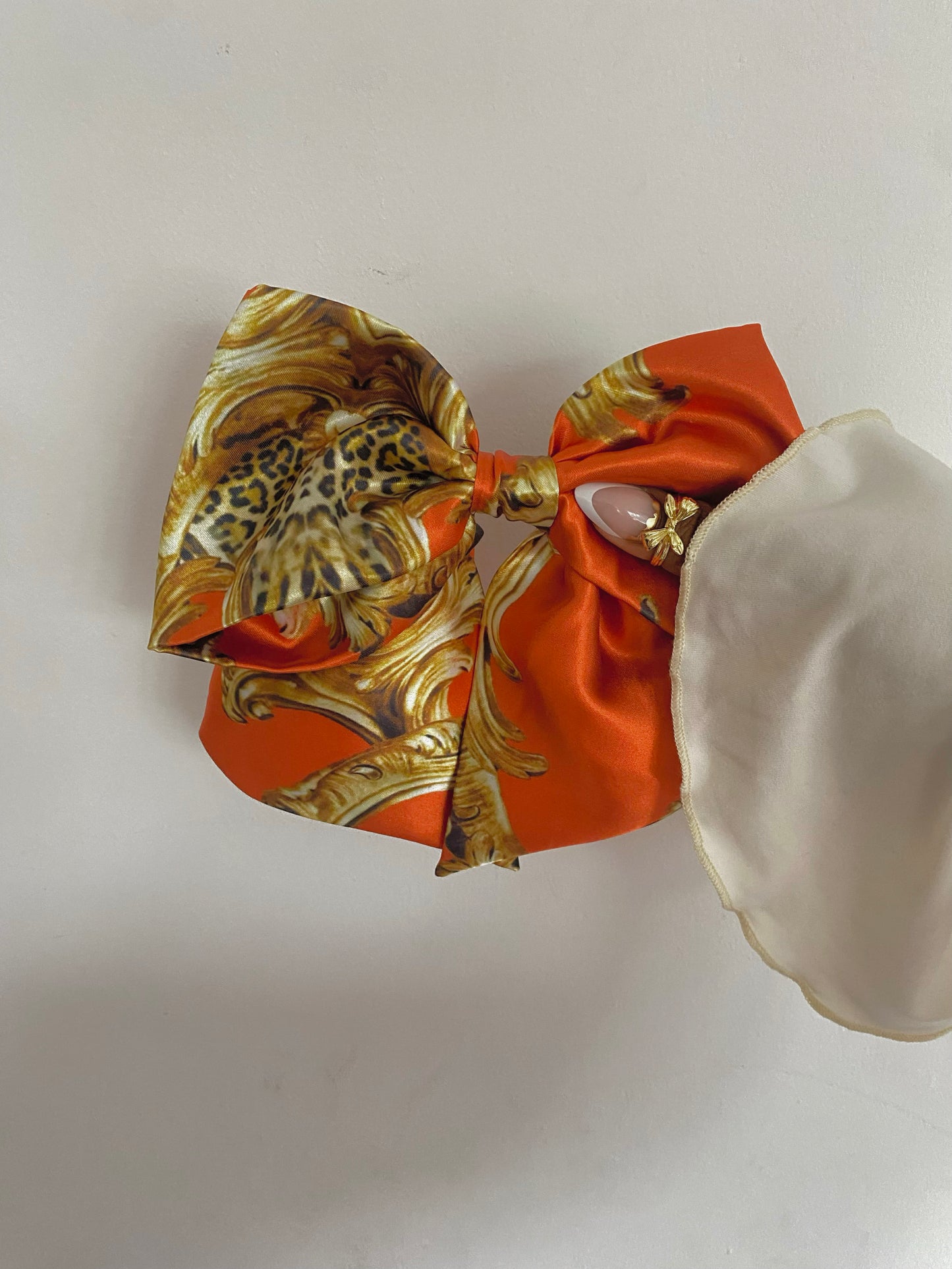 Autumn Satin Bow Hair Clips