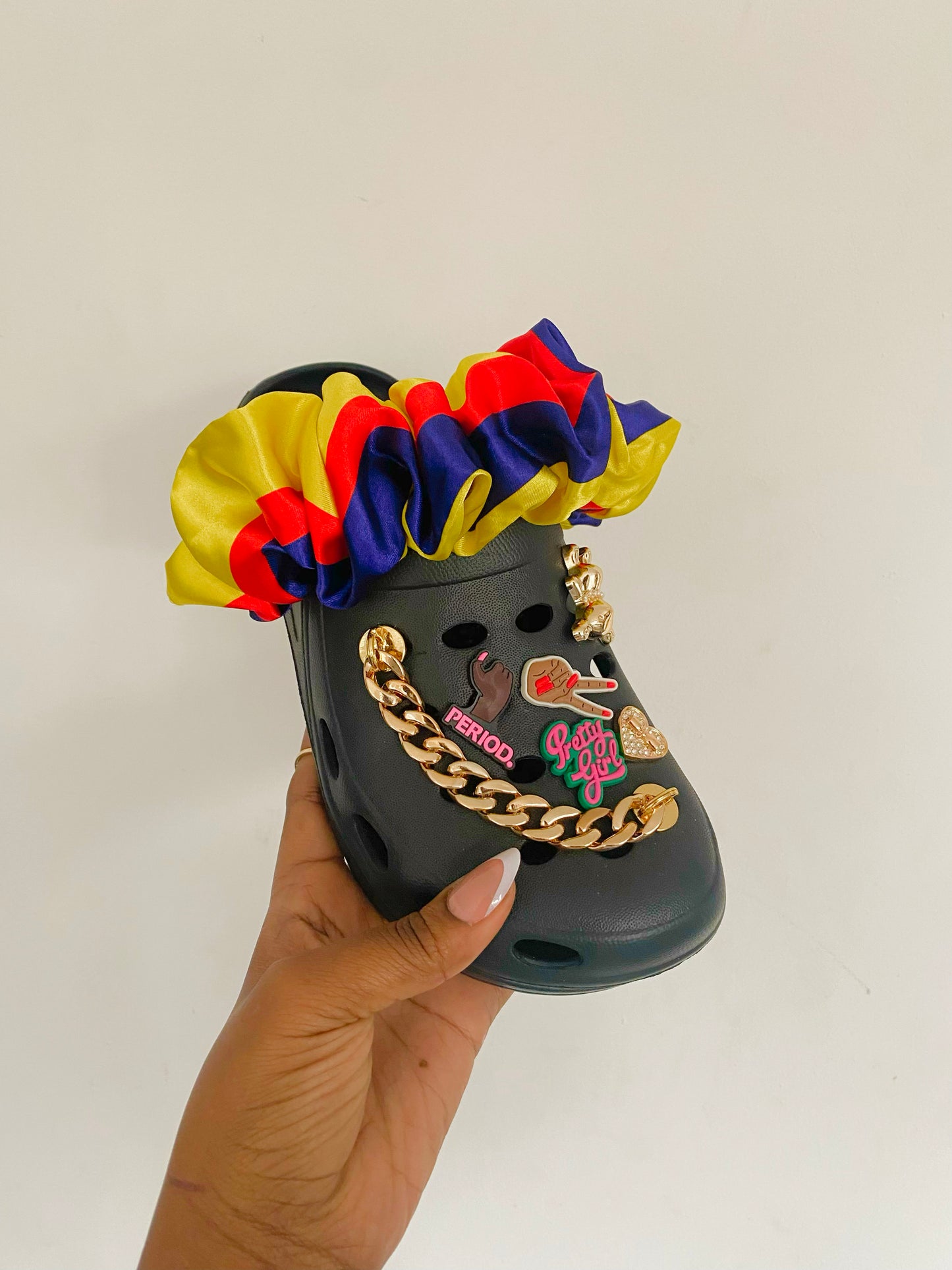 STOCKED*African & Caribbean Crocs Strap Covers (PAIR)