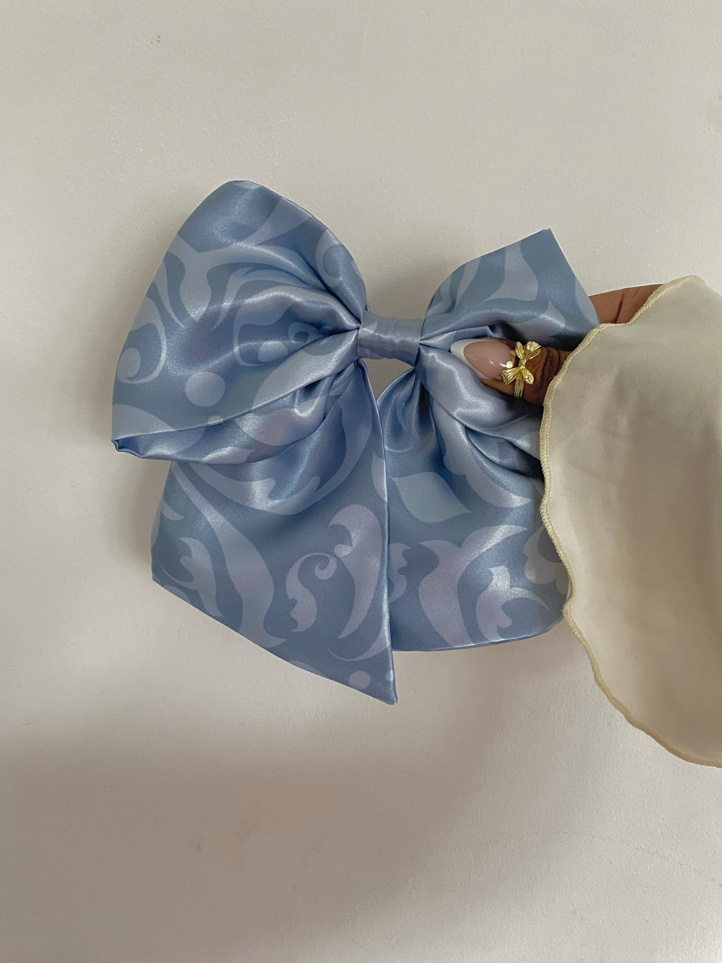 Autumn Satin Bow Hair Clips