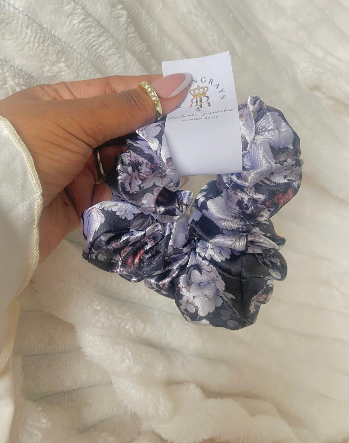 Lit & Crafty Satin Scrunchies