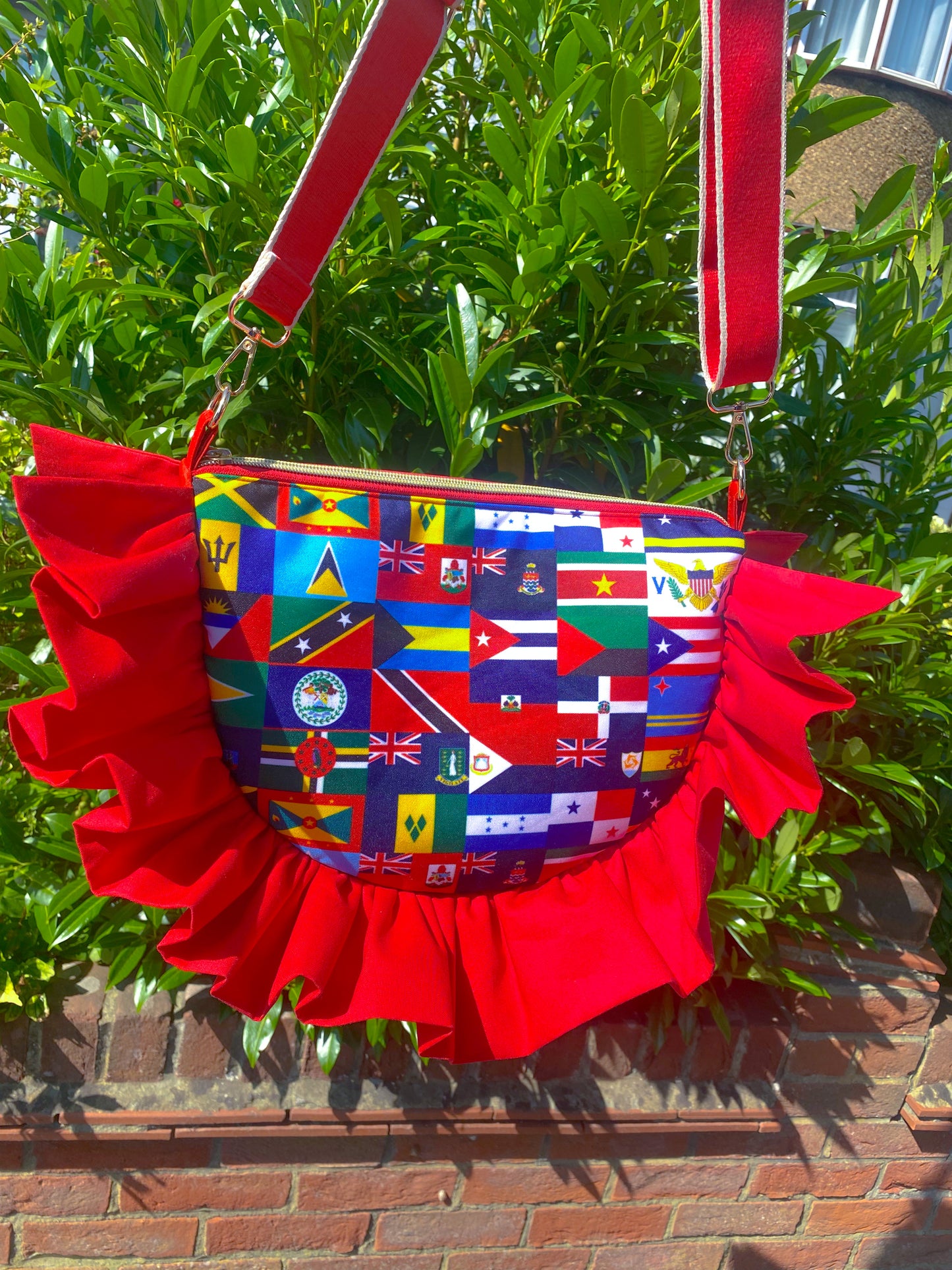 PRE-ORDER Cari-Muse Ruffle Crosstown Bag