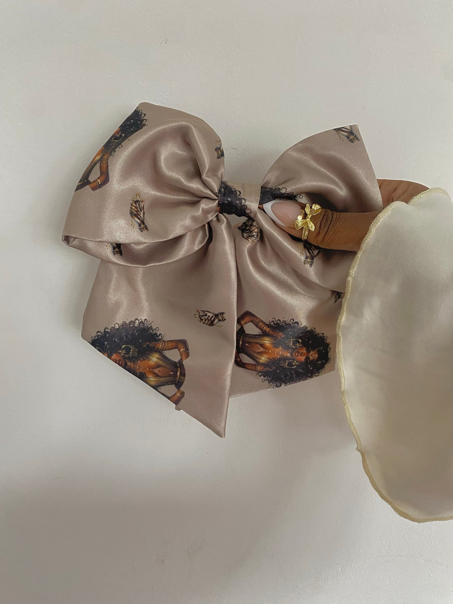 Autumn Satin Bow Hair Clips