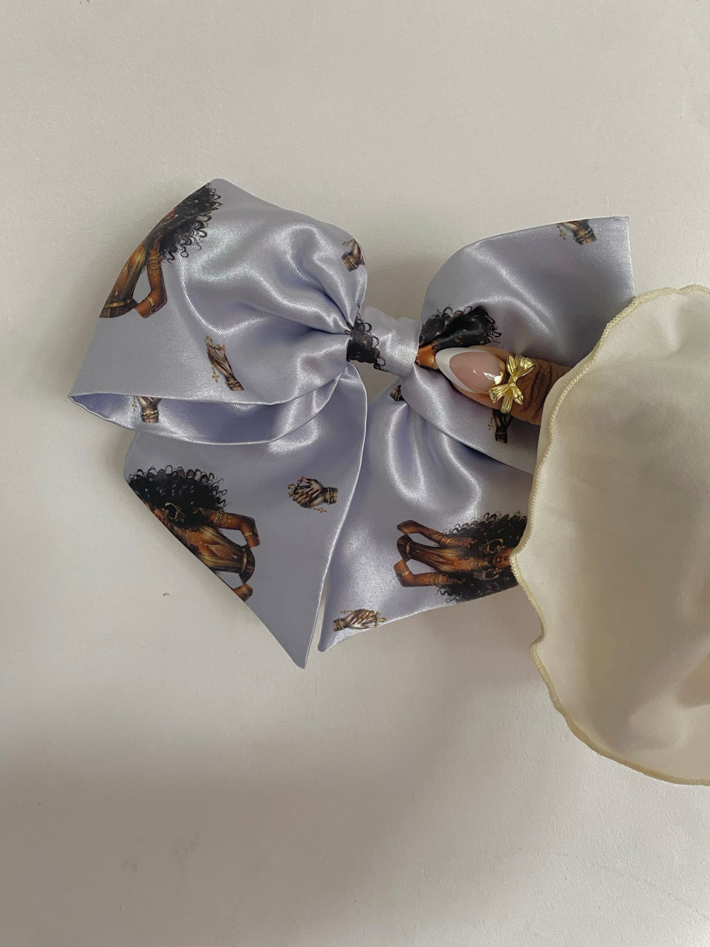 Autumn Satin Bow Hair Clips