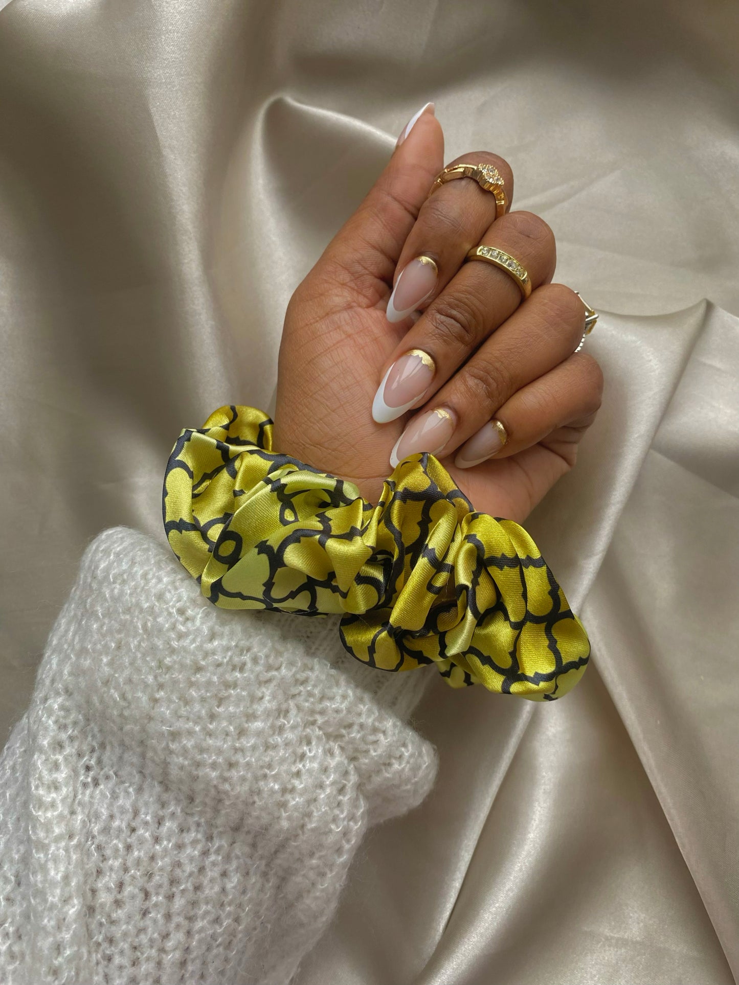 Chistmas Satin Scrunchies