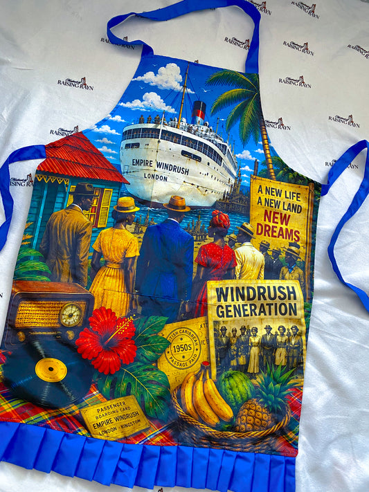 PRE-ORDER Windrush Ruffle Apron