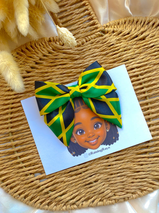 PLAIN African & Caribbean Satin Mini Bow Hair Clips