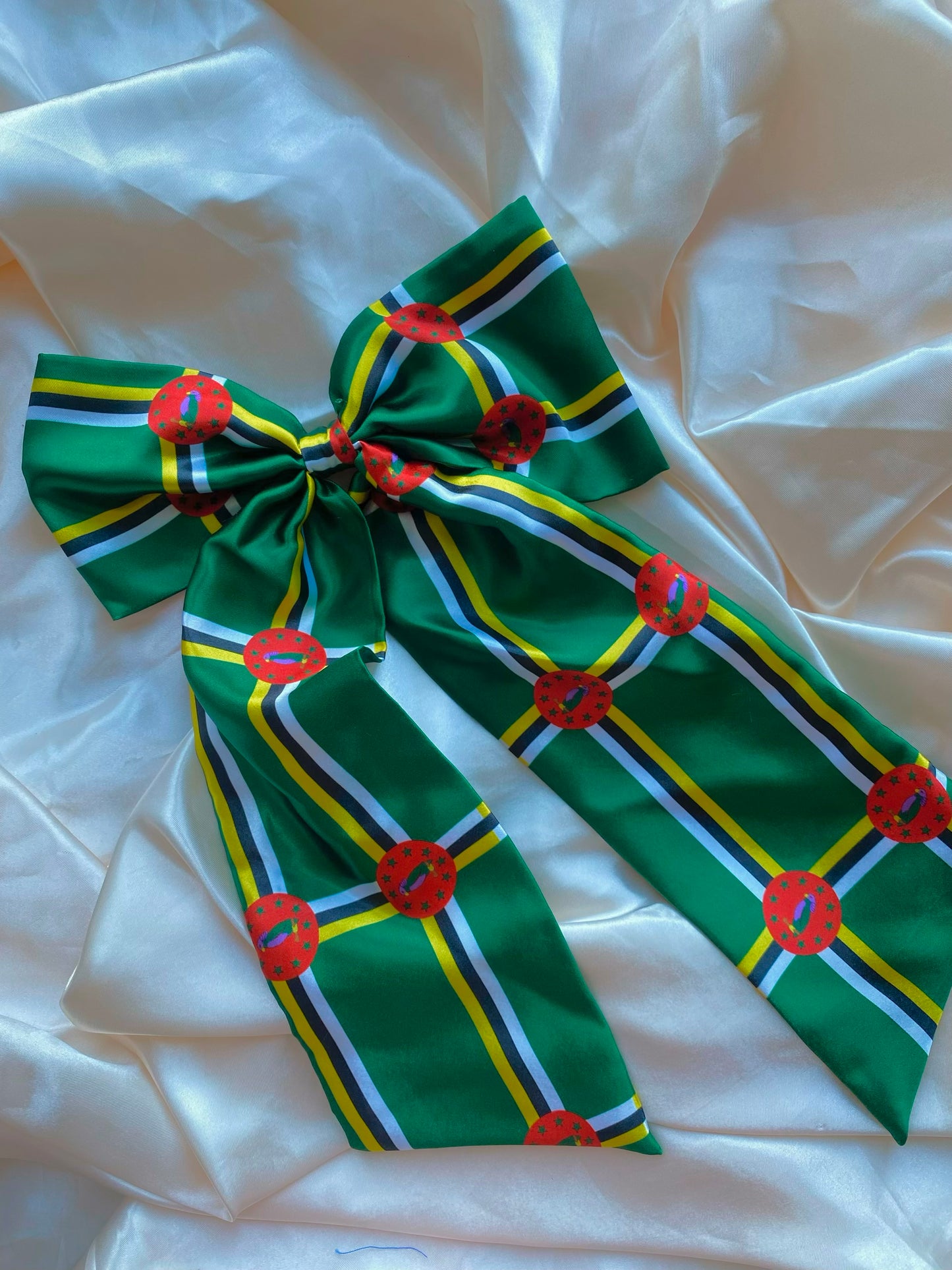 African & Caribbean XL Satin Hair Bows