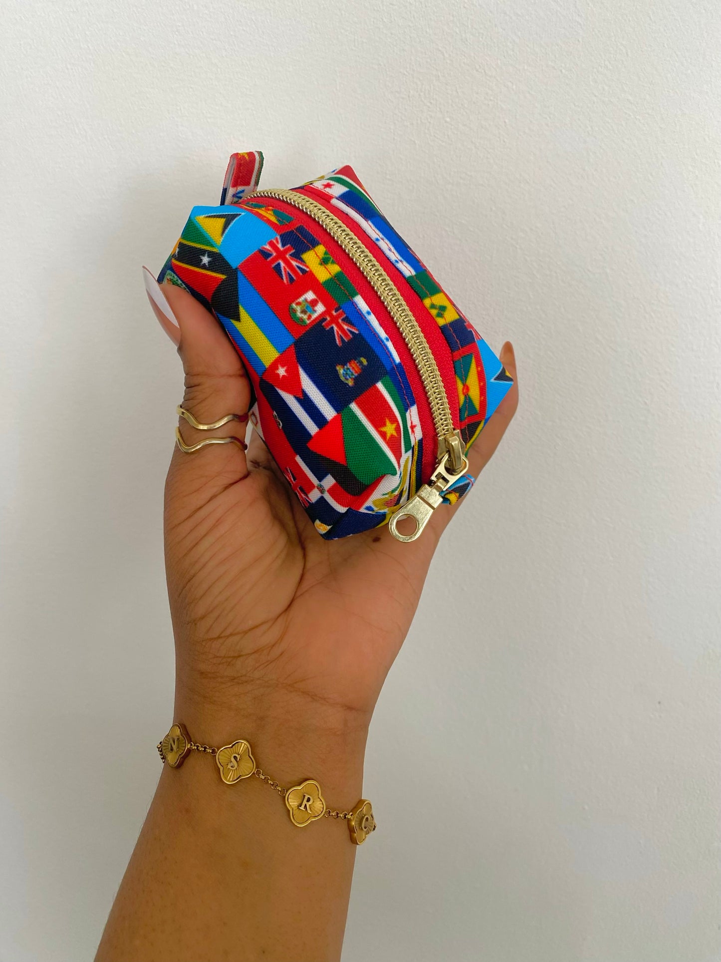 African/Caribbean Mini Boxy Coin Purse