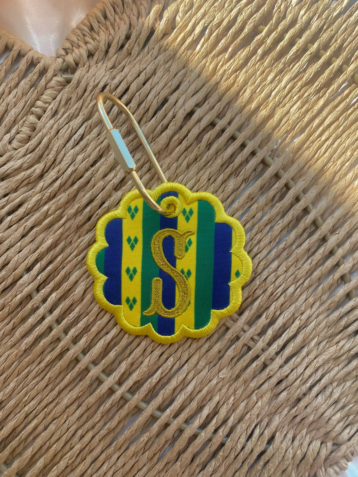 Caribbean Monogram Bag Tags