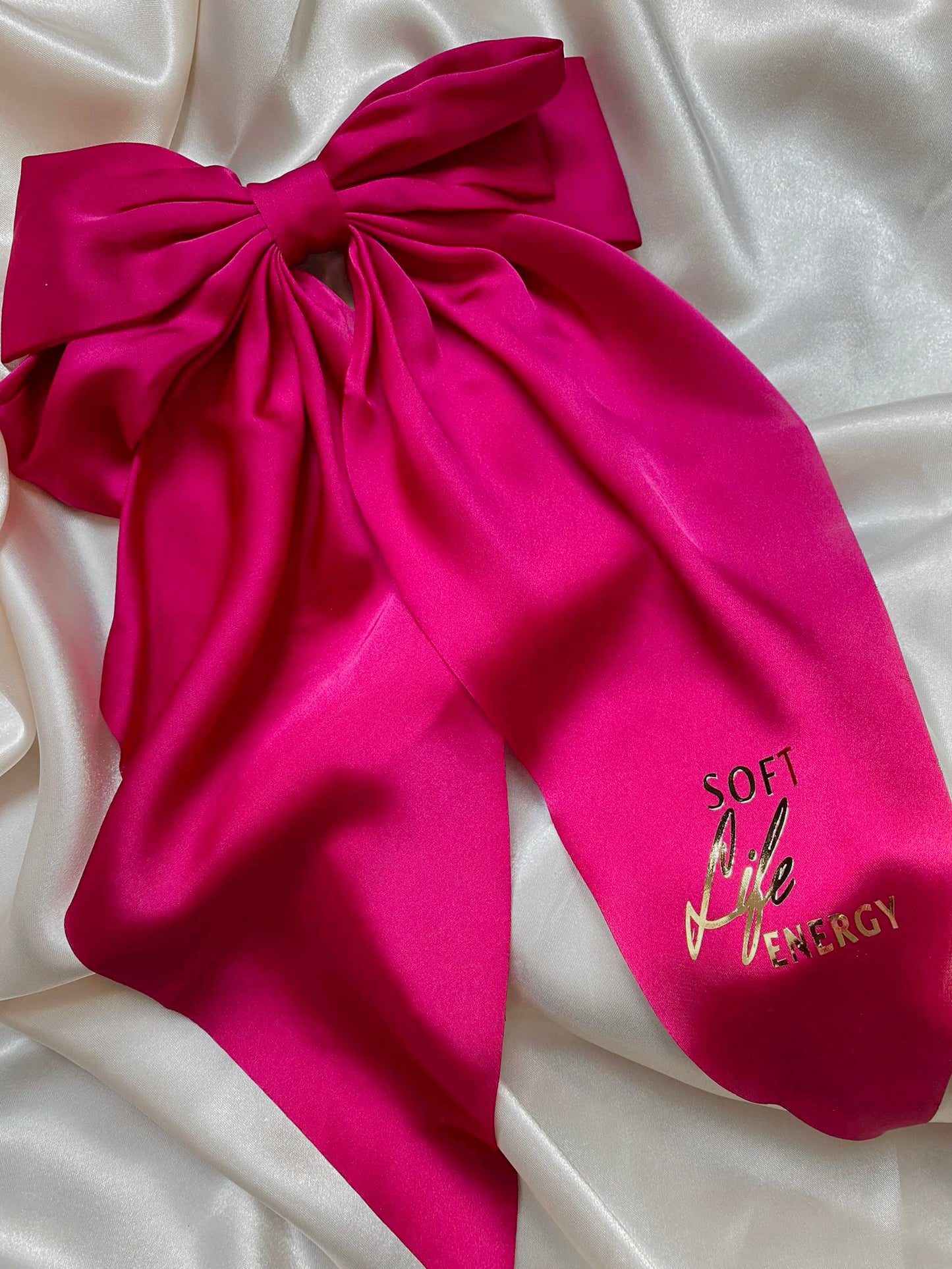 Chiffon Satin Bow Hair clip