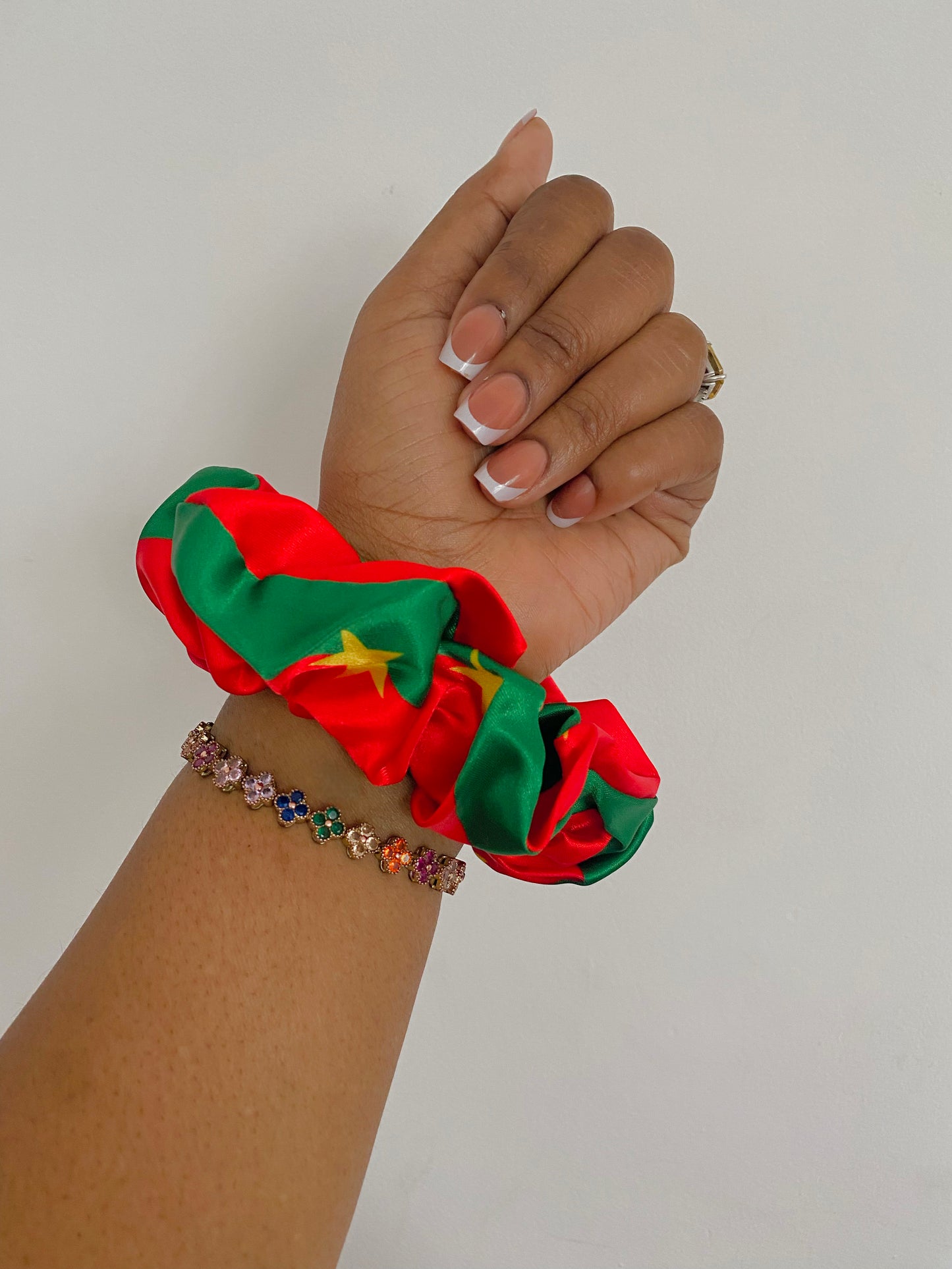 African & Caribbean Regular Satin Scrunchie