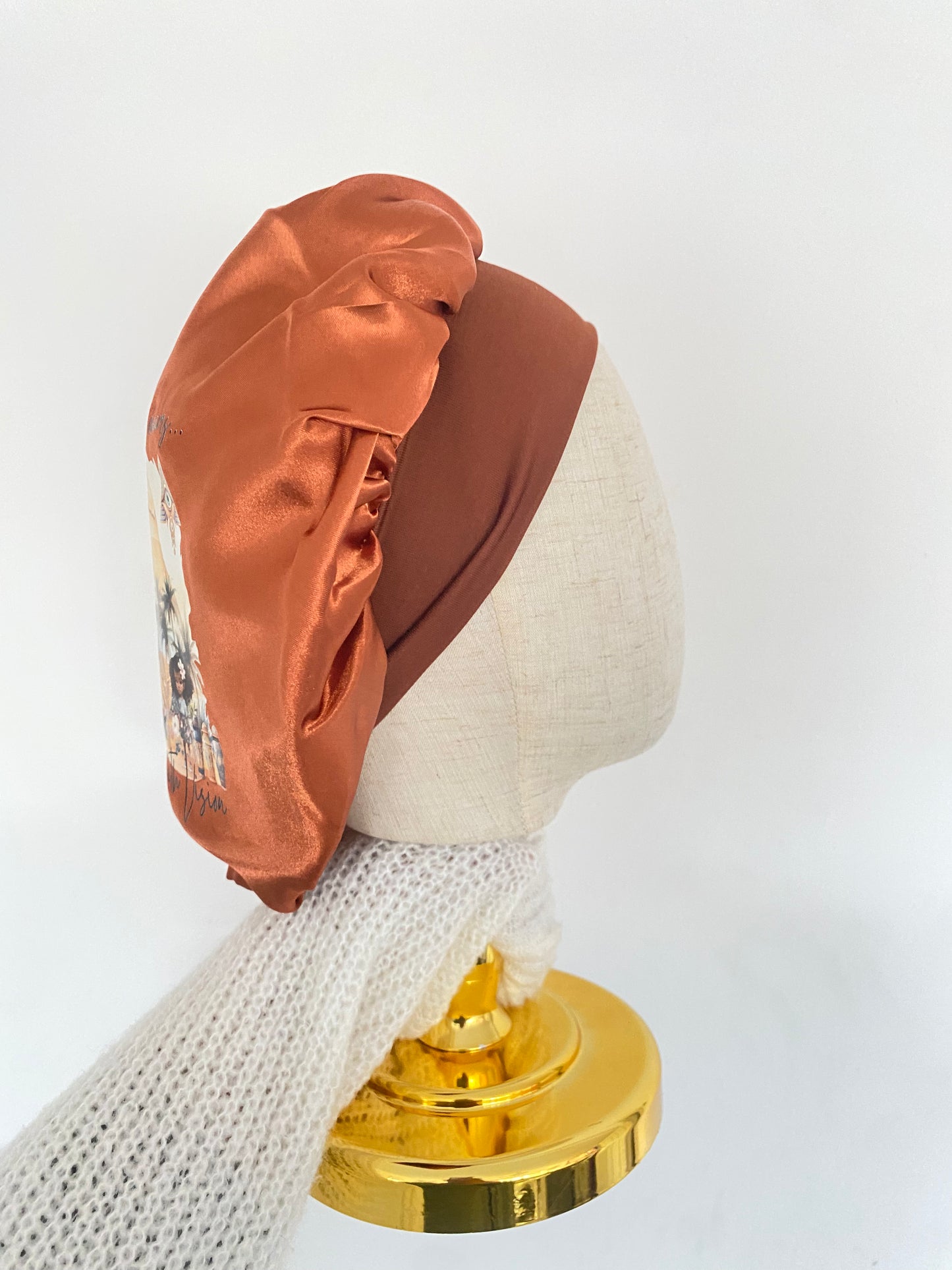 Copper Brown “Little Girl Vision” Bonnet