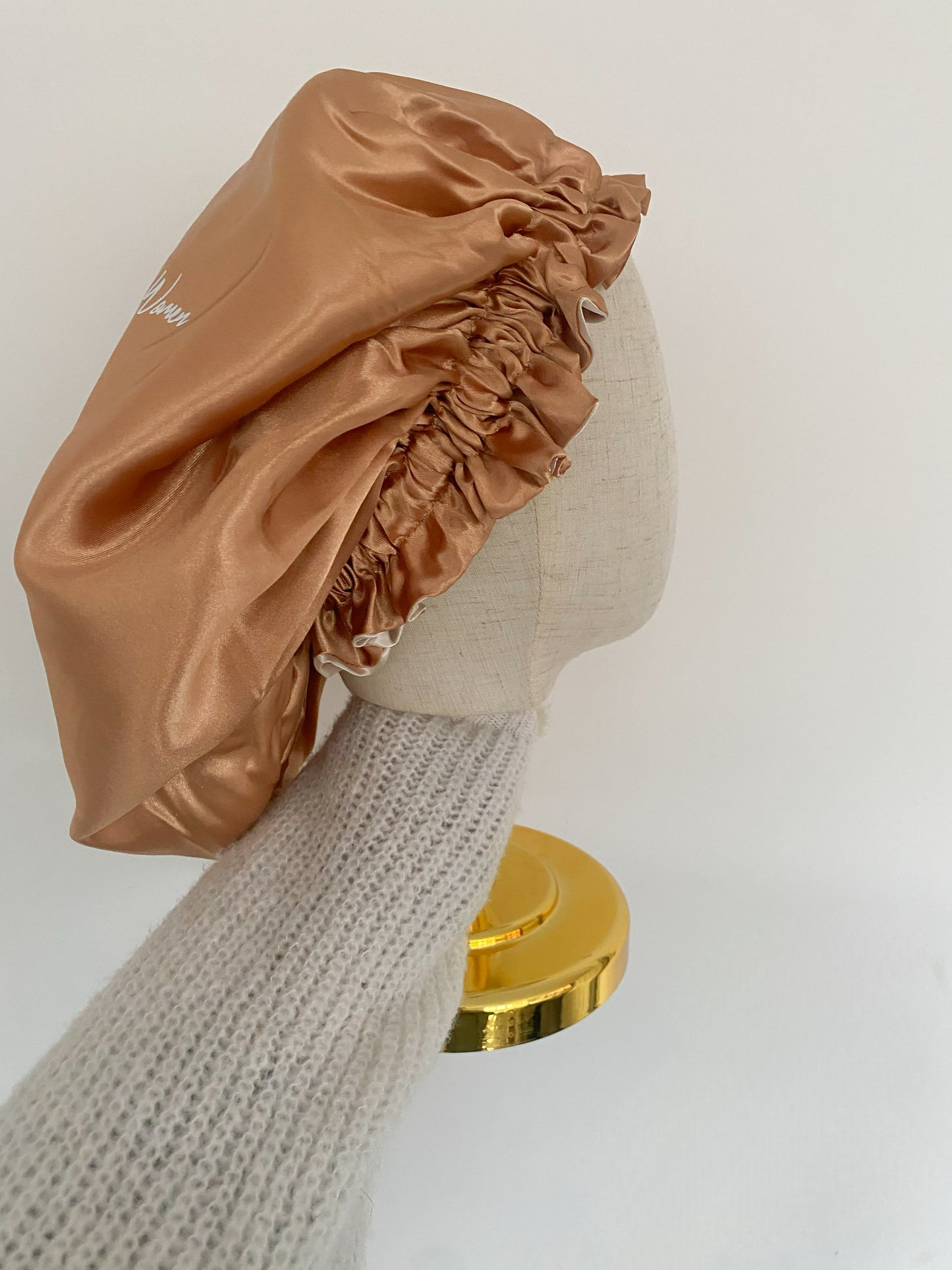 Gold Black Women Magic Bonnet