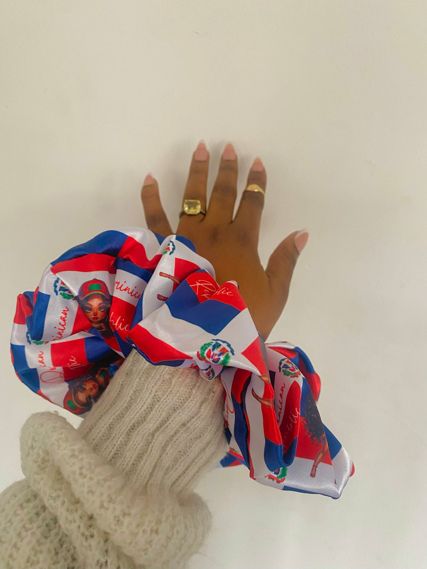 African & Caribbean Satin XL Scrunchies