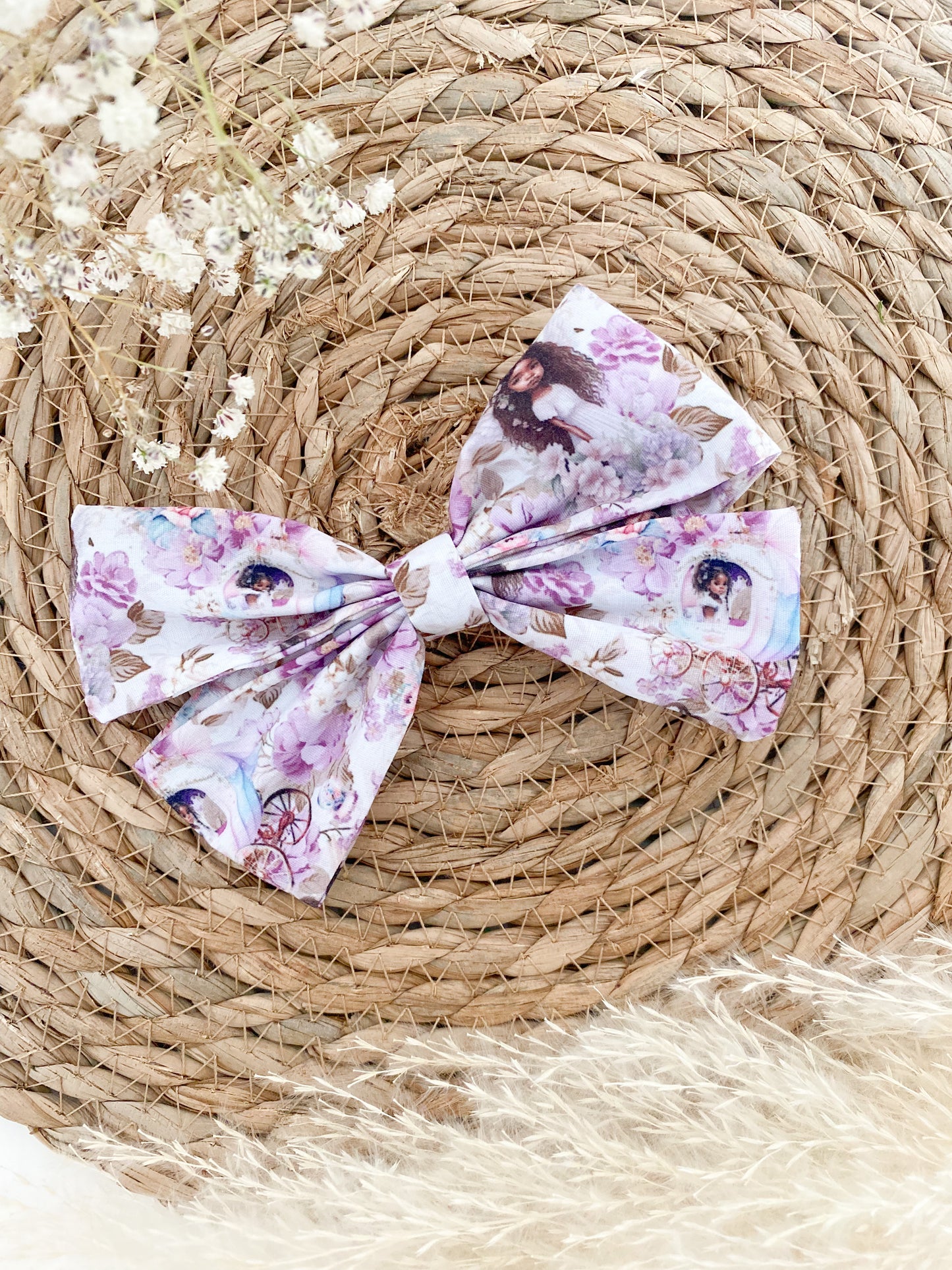 Purple Dreamy girls bow