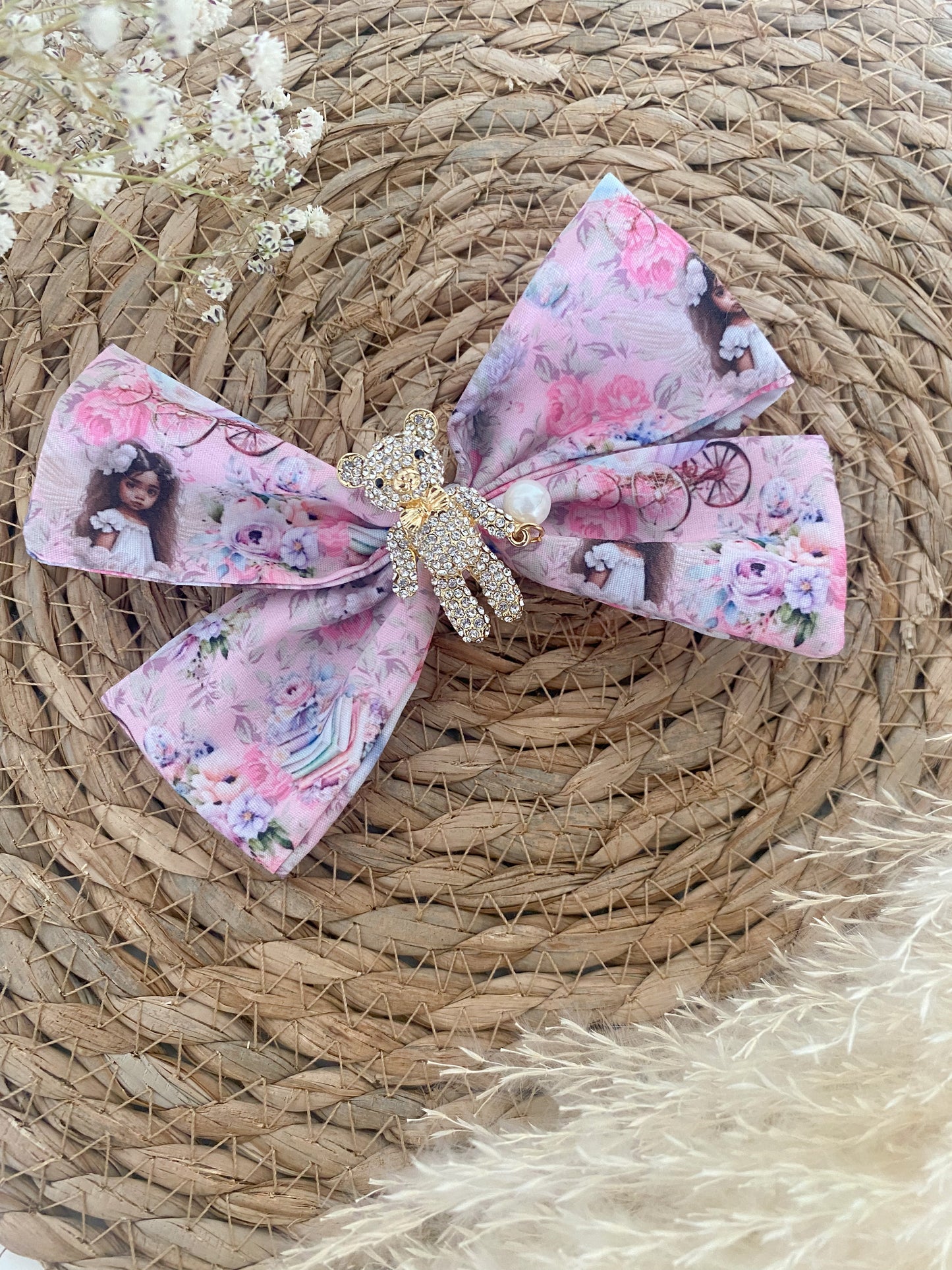 Pink Dreamy girls bow