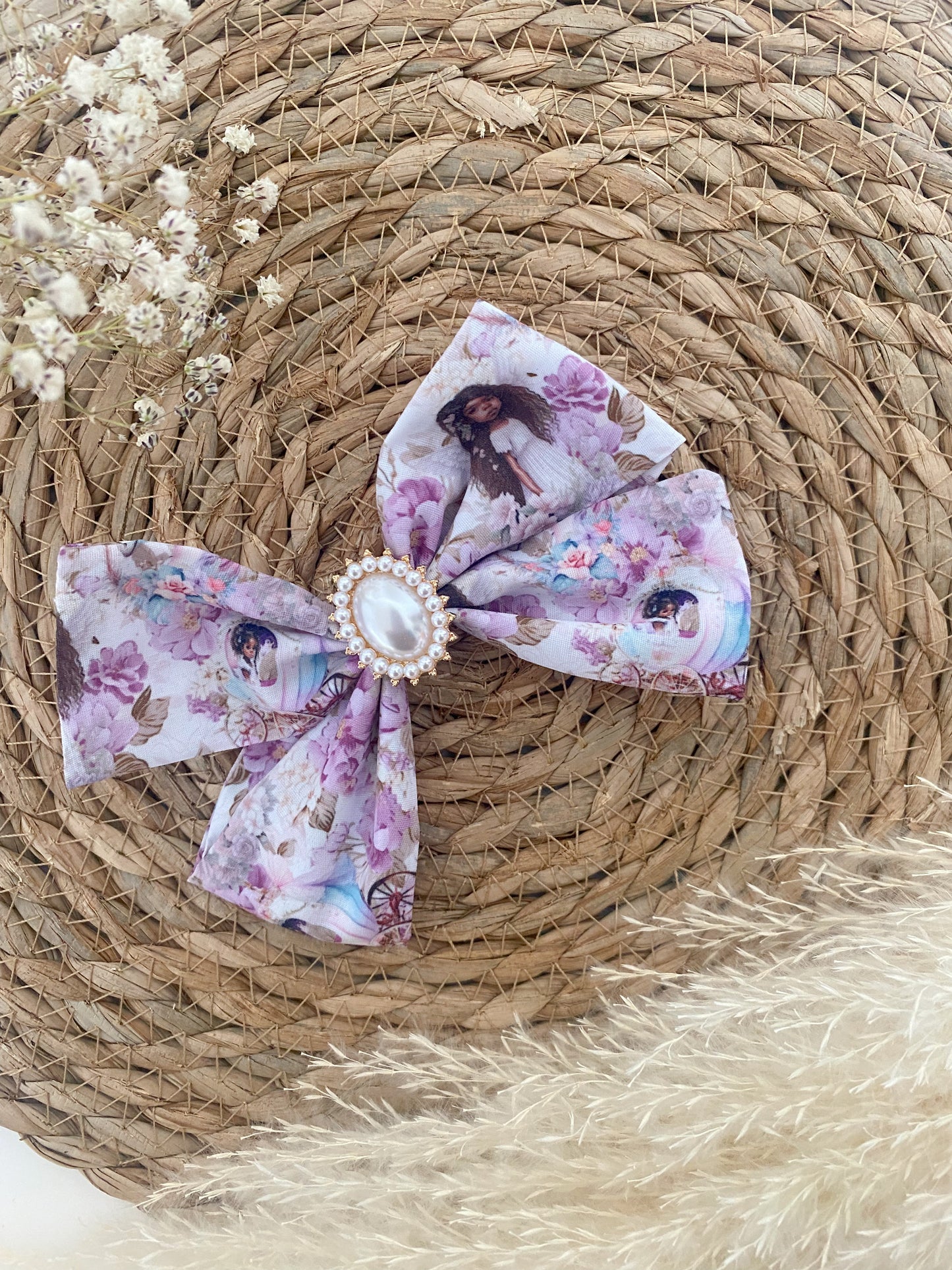 Purple Dreamy girls bow