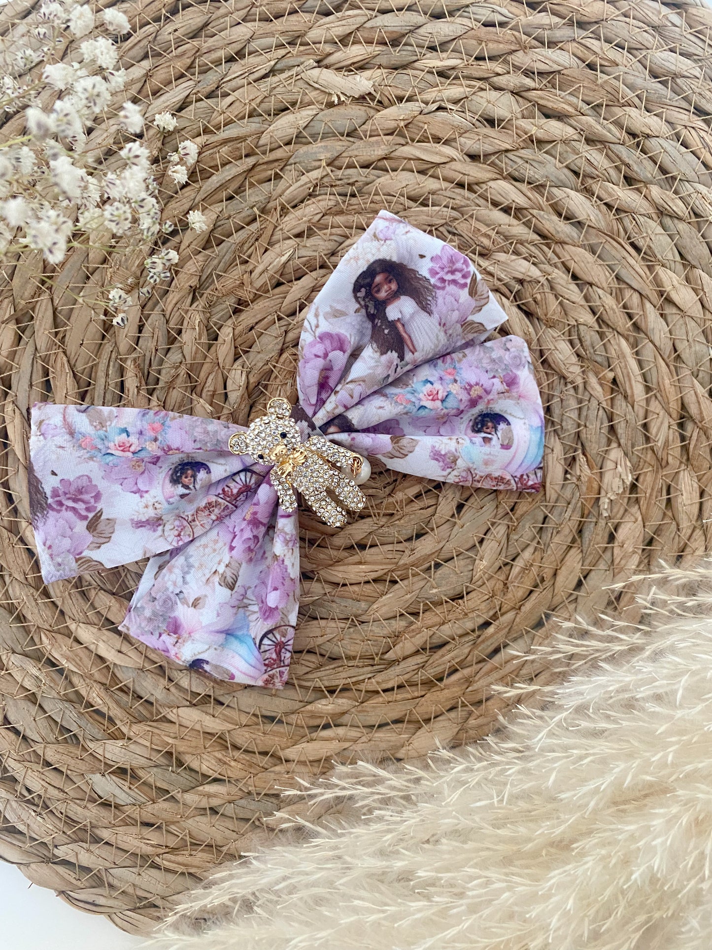 Purple Dreamy girls bow