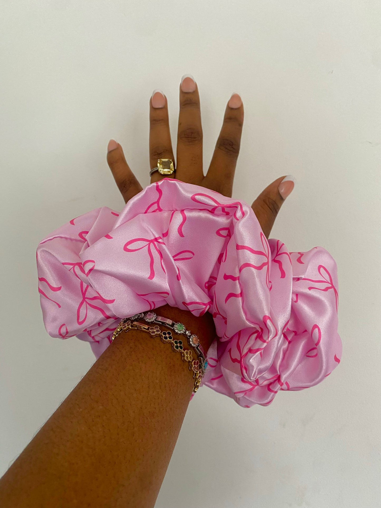 Bow-Me Satin Scrunchies