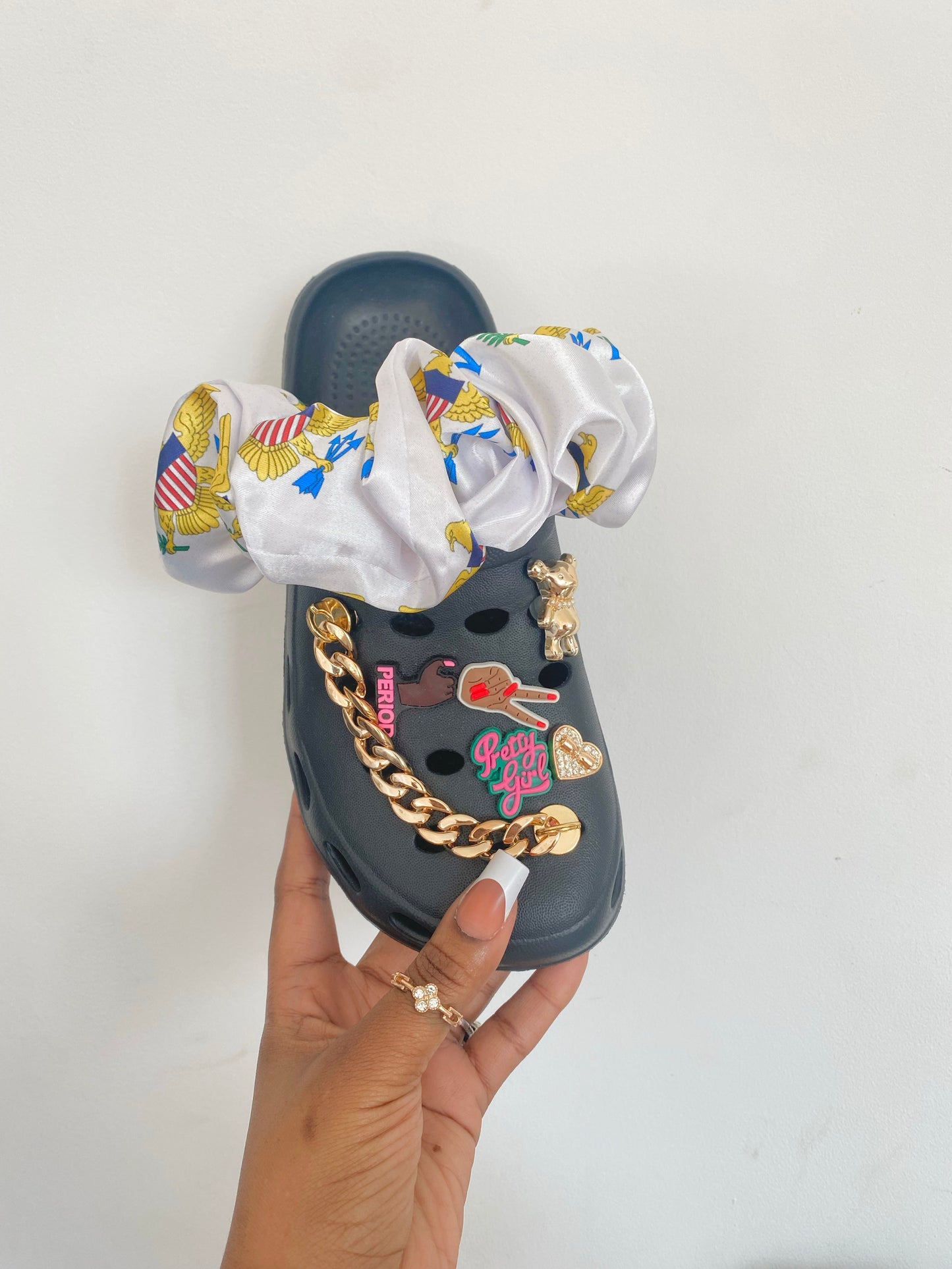 STOCKED*African & Caribbean Crocs Strap Covers (PAIR)