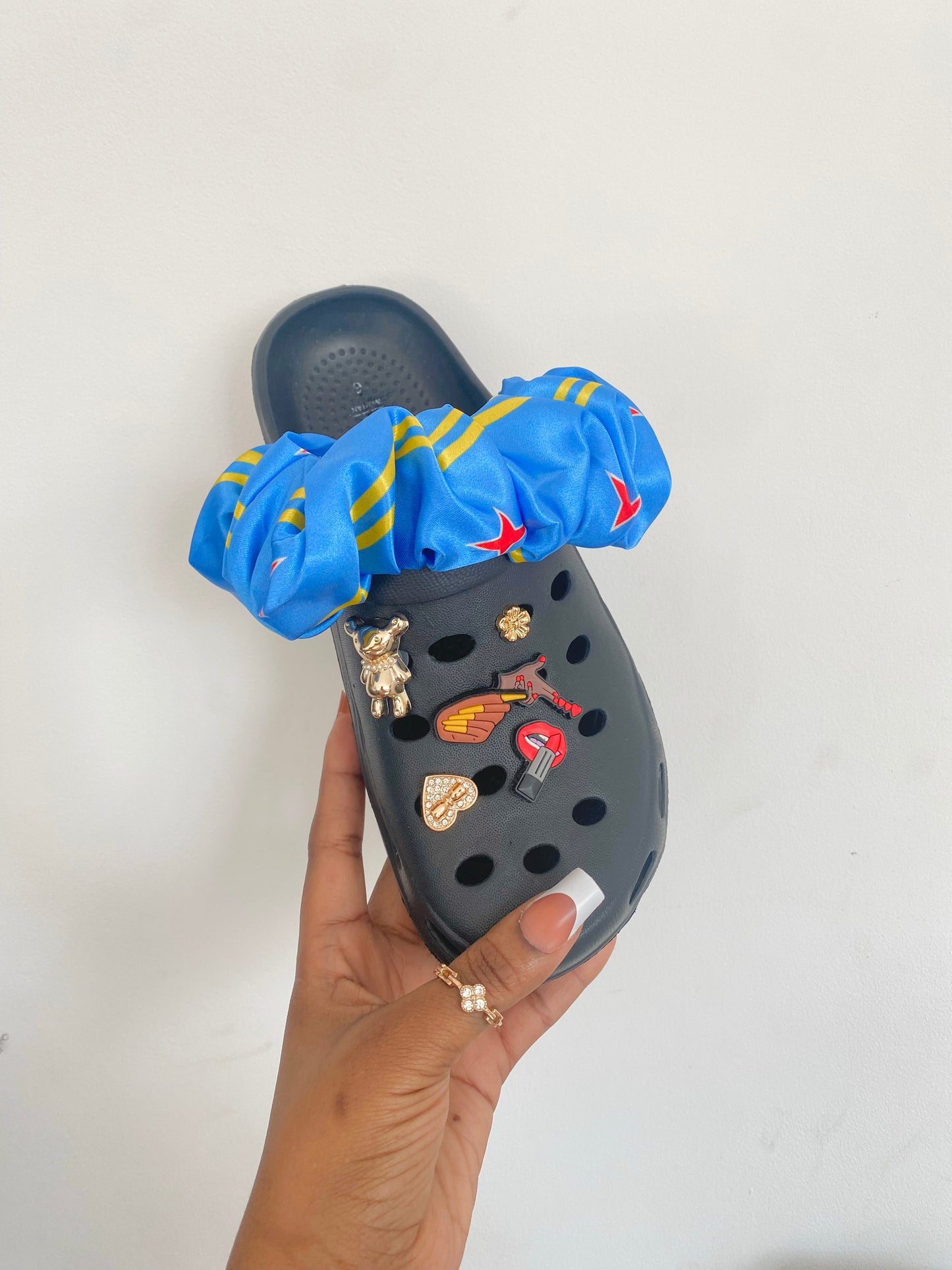 STOCKED*African & Caribbean Crocs Strap Covers (PAIR)