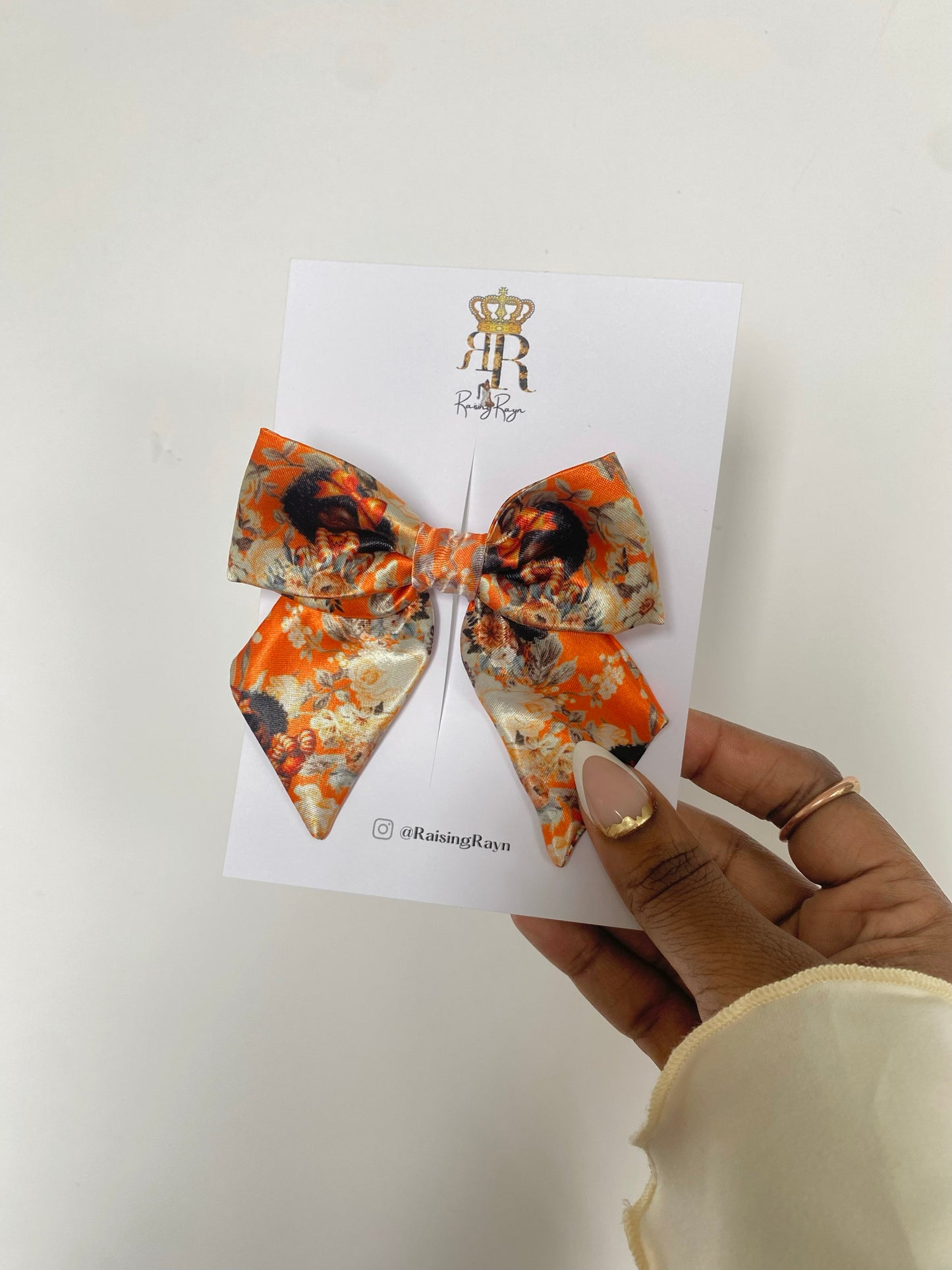 Autumn Damask Mini Bows