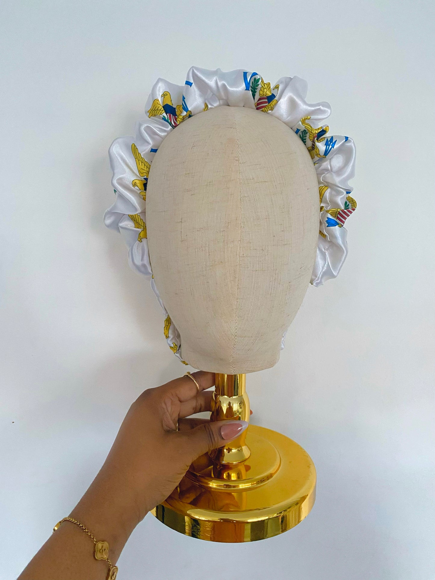 African & Caribbean Satin Scrunchie Headband