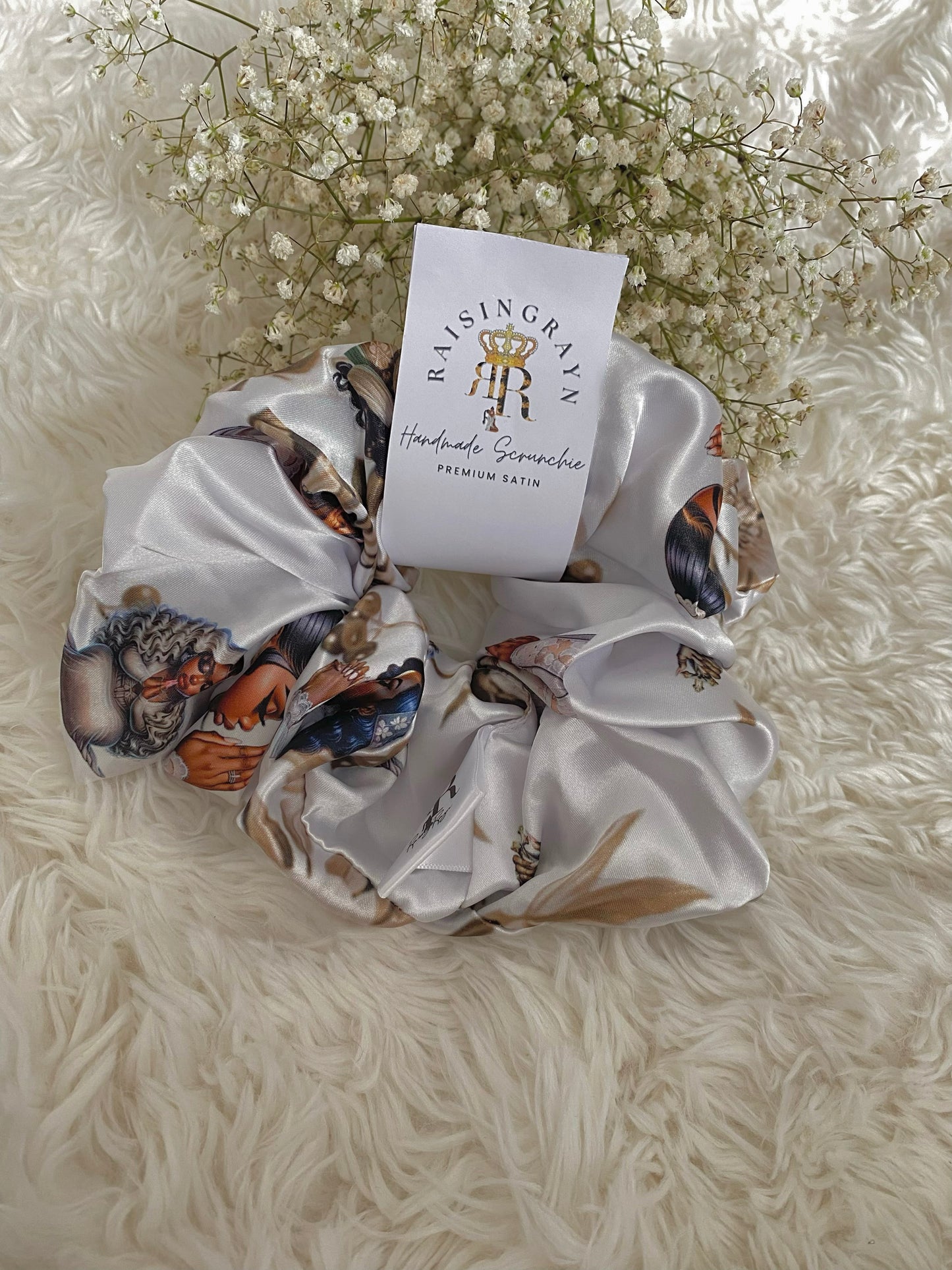 Just Keep Praying Satin Scrunchie