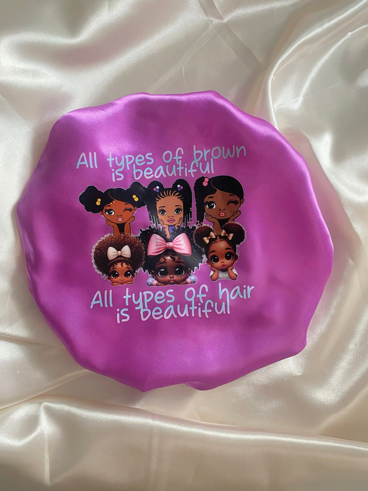 Pink “All types of brown” Bonnet