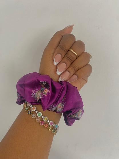 Lit & Crafty Satin Scrunchies