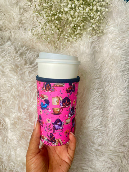 Neoprene Monogram Cup Sleeves