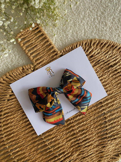 African Print Mini Bows