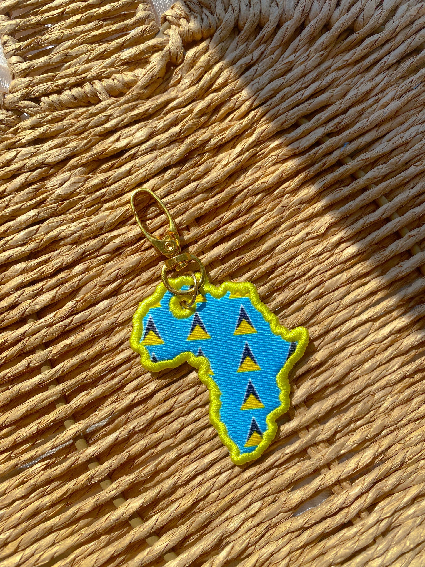 Caribbean & African Embroidered Keychains