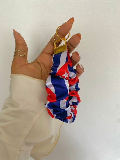 African/ Caribbean Scrunchie Wristlets (Keyring)