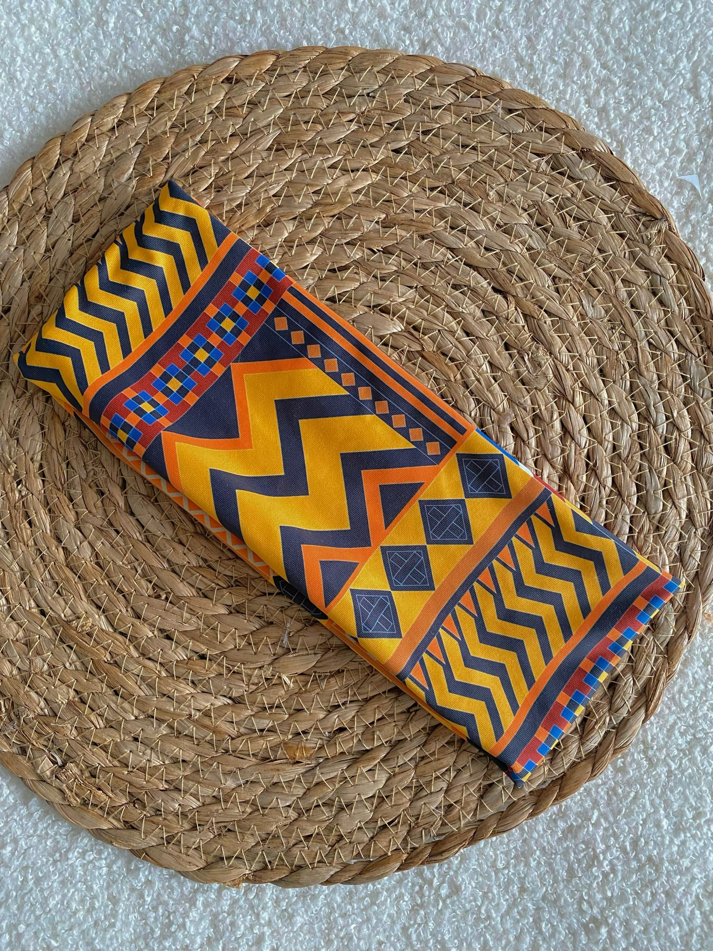 African Print Elastic Headbands